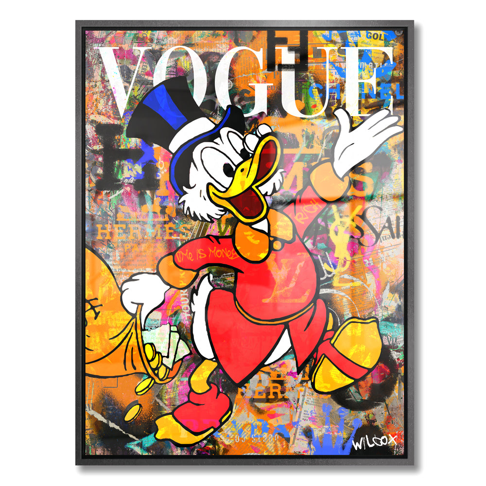 Scrooge McDuck Pop Art Graffiti