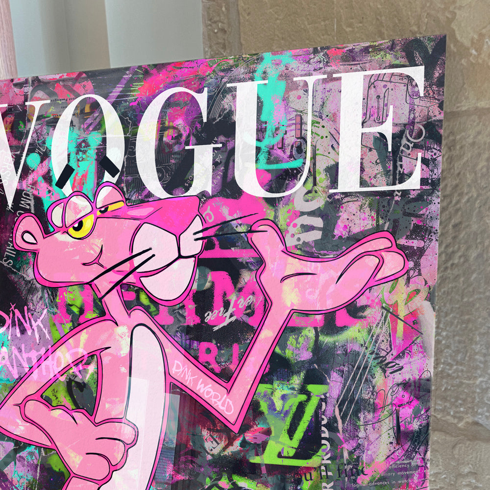 Pink Panther Pop Art Graffiti V2