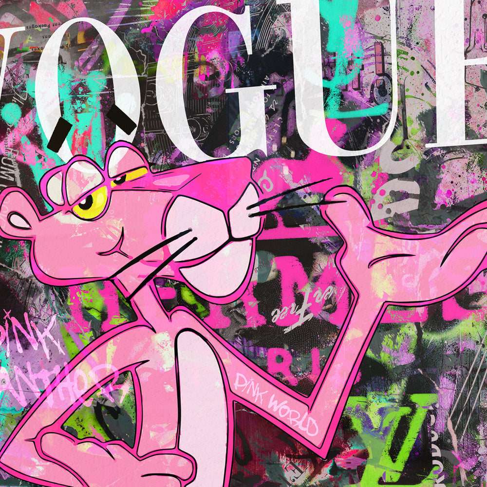 Pink Panther Pop Art Graffiti V2