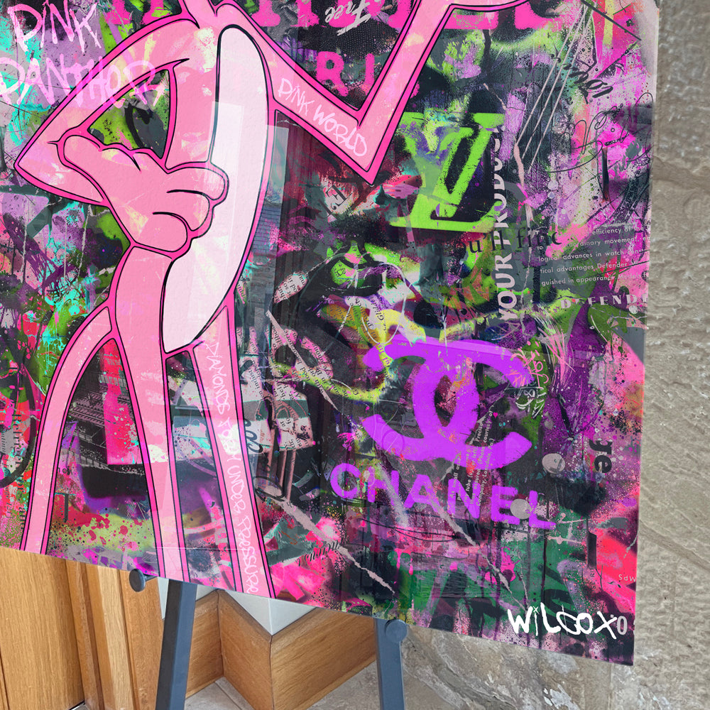 Pink Panther Pop Art Graffiti V2