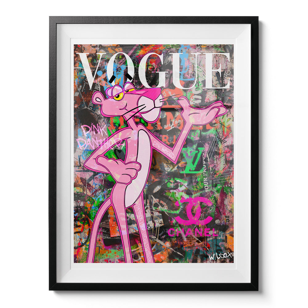 Pink Panther Pop Art Graffiti
