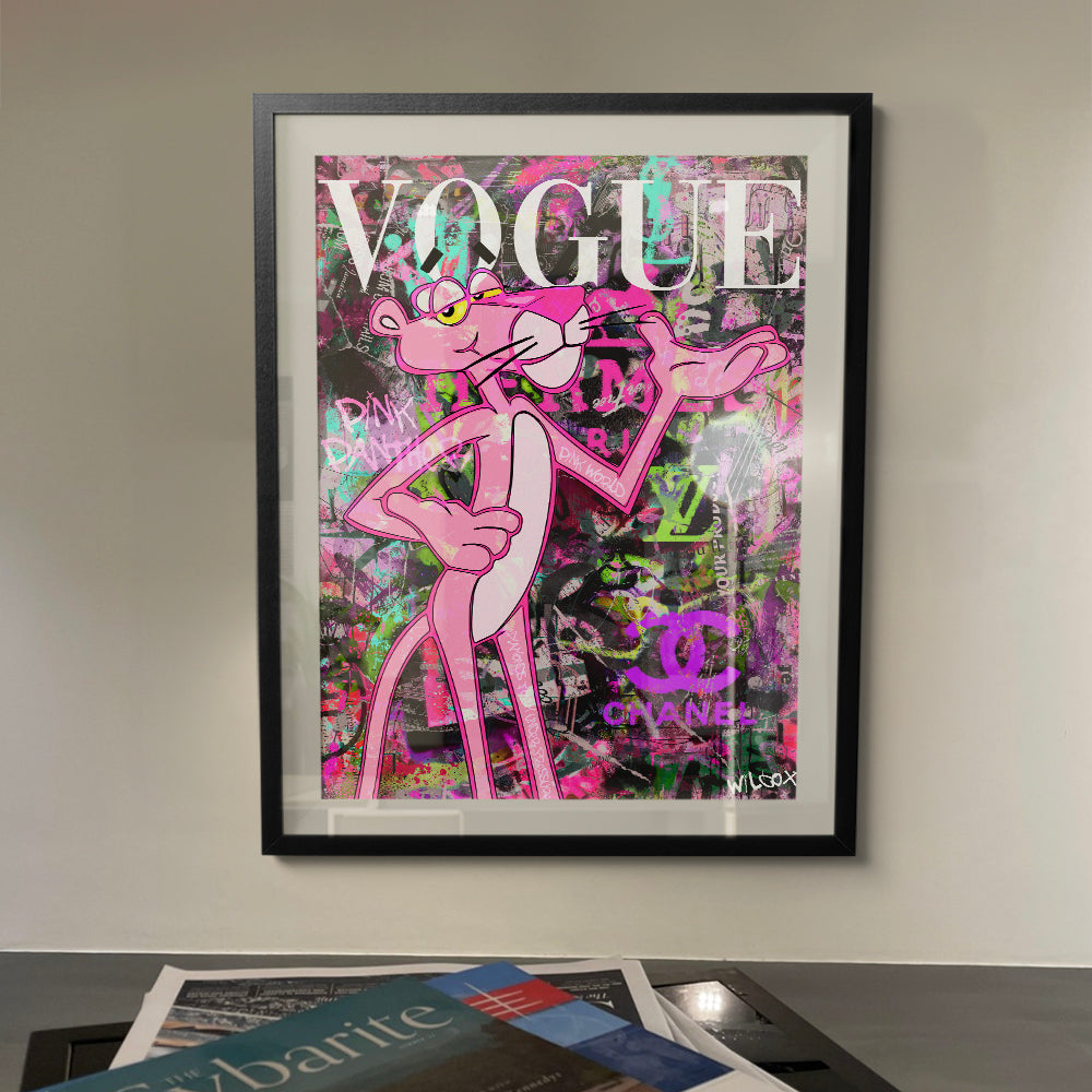 Pink Panther Pop Art Graffiti V2