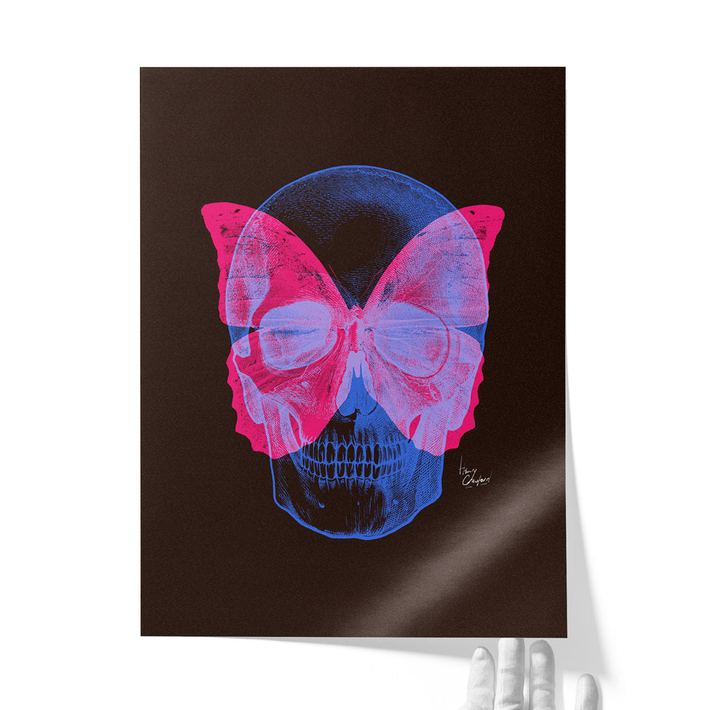 Skull Butterfly II Invert