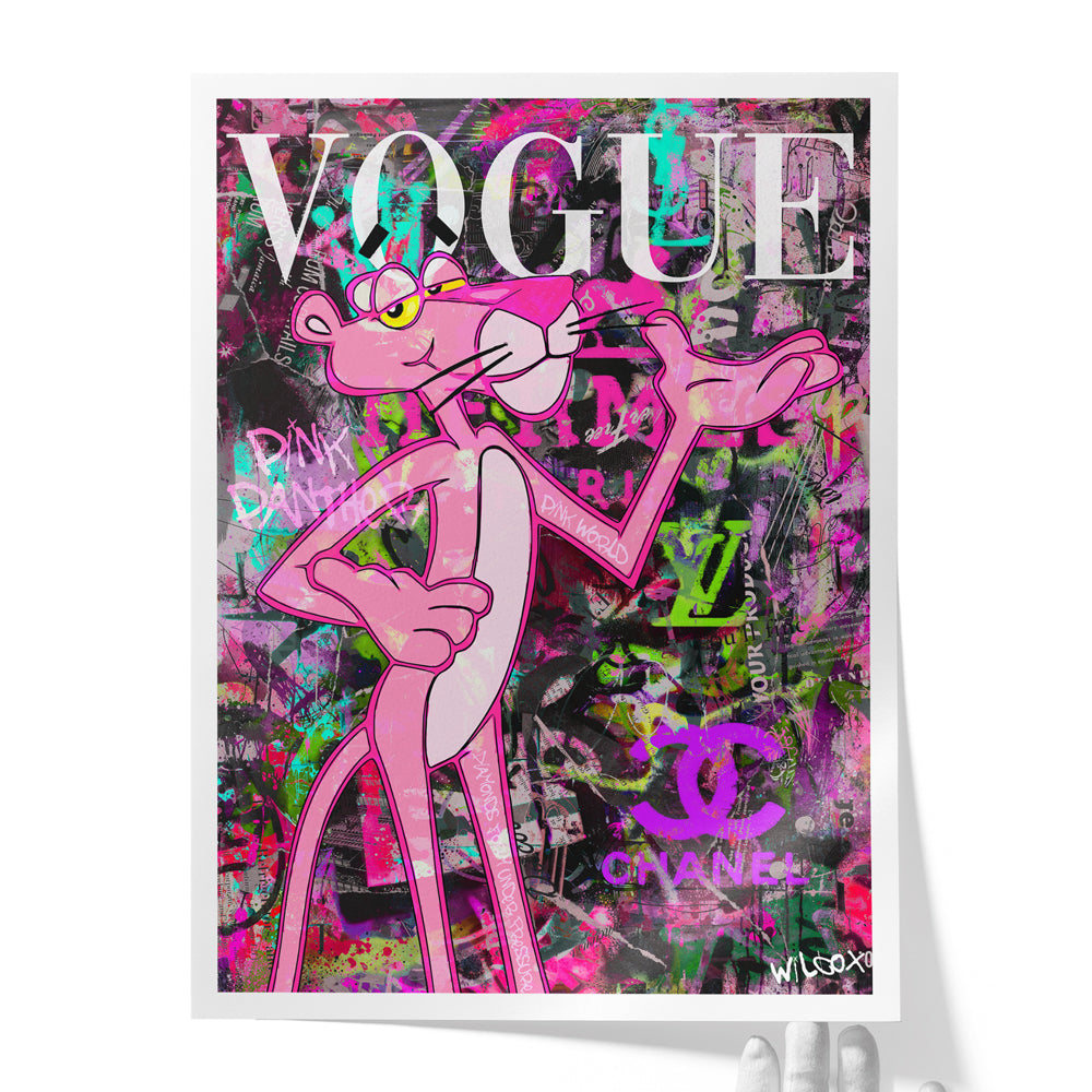 Pink Panther Pop Art Graffiti V2