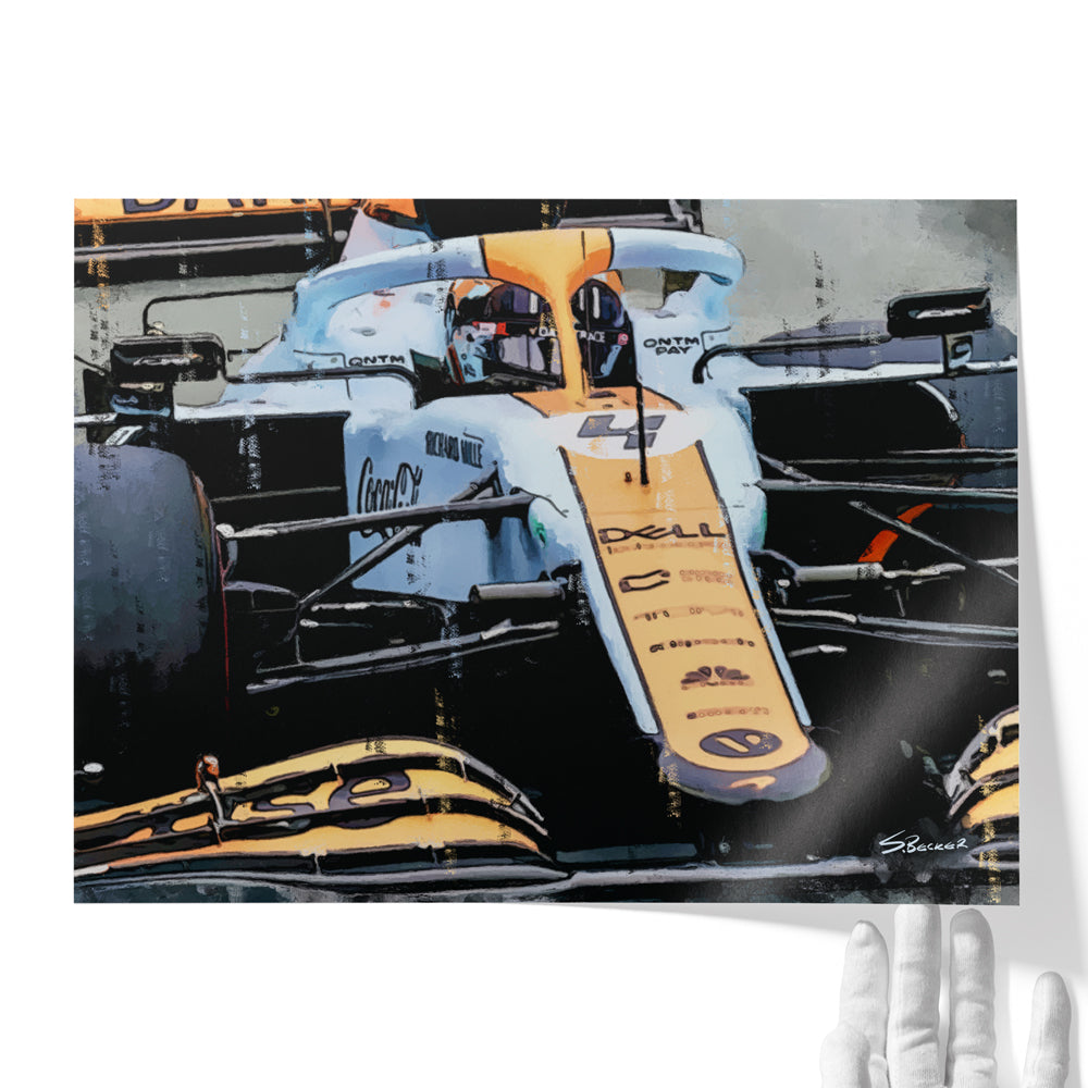 Lando Norris 'Gulf Oil' 2021