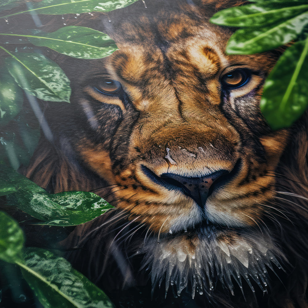 Peeping Lion