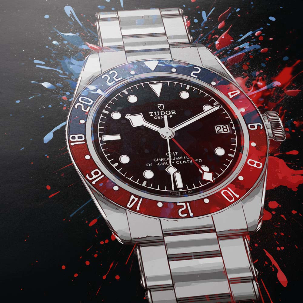 Tudor "Black Bay GMT Pepsi"
