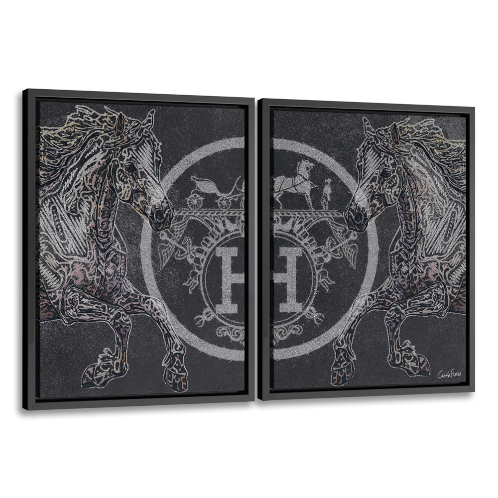 Stallion Dark Set - Canvas