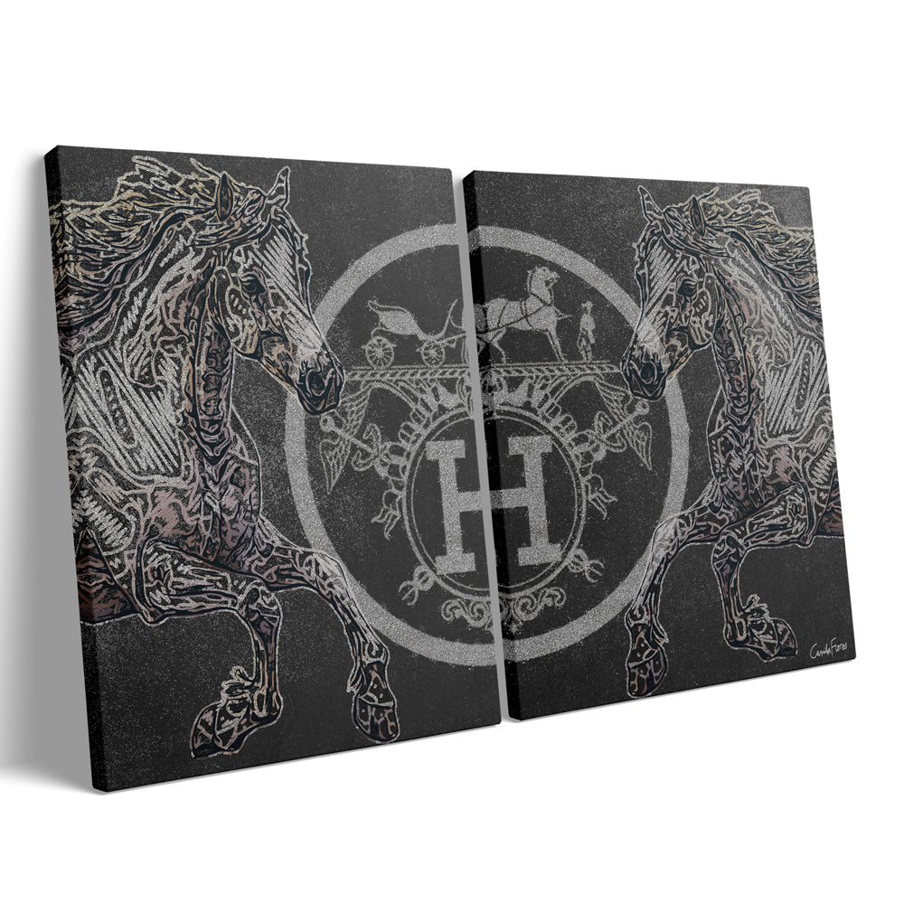 Stallion Dark Set - Canvas