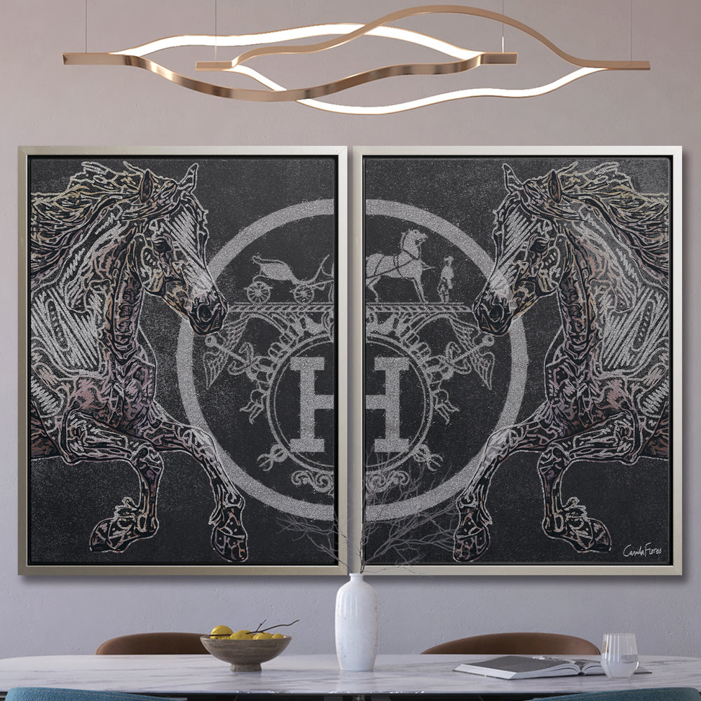 Stallion Dark Set - Canvas