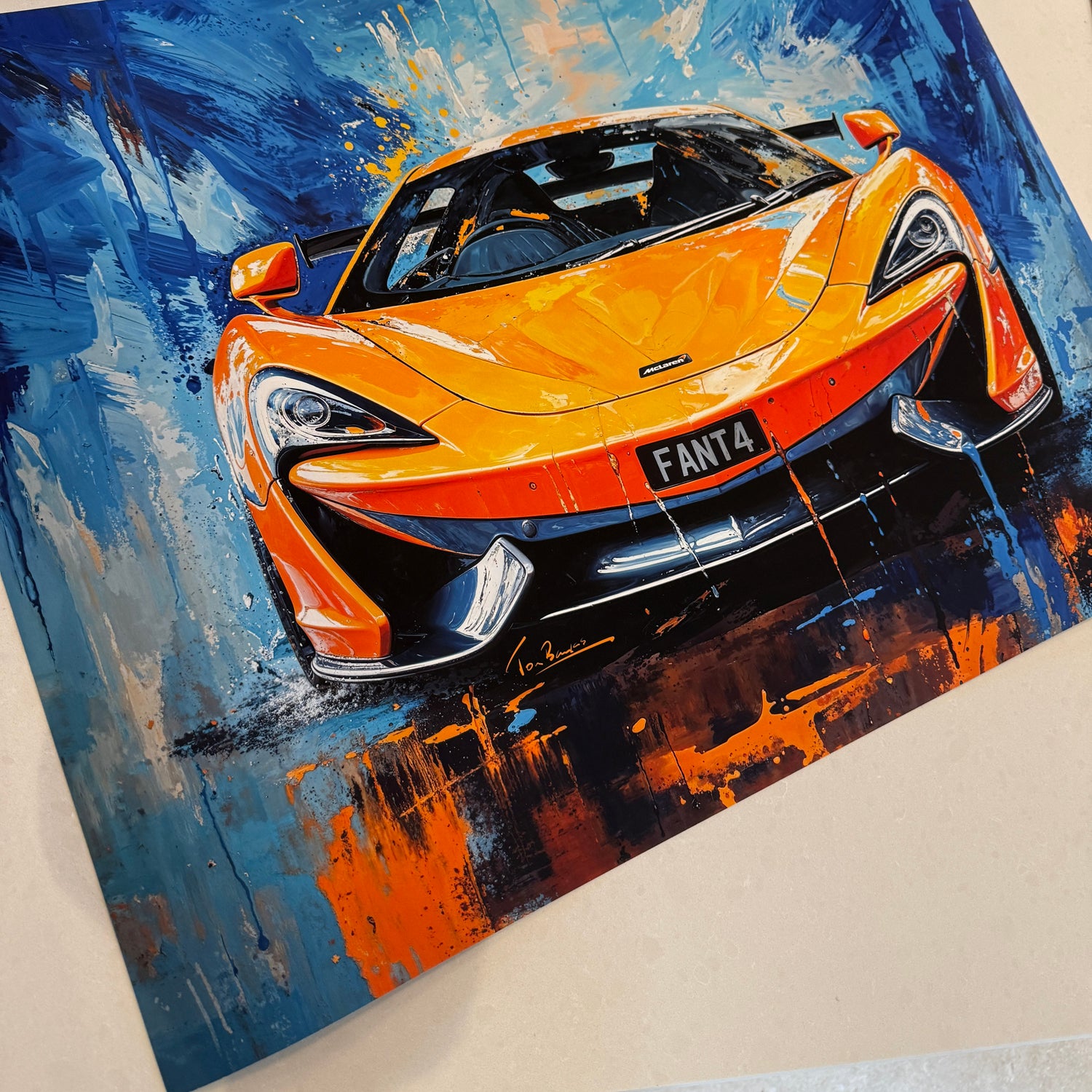 'Your own car' custom artwork