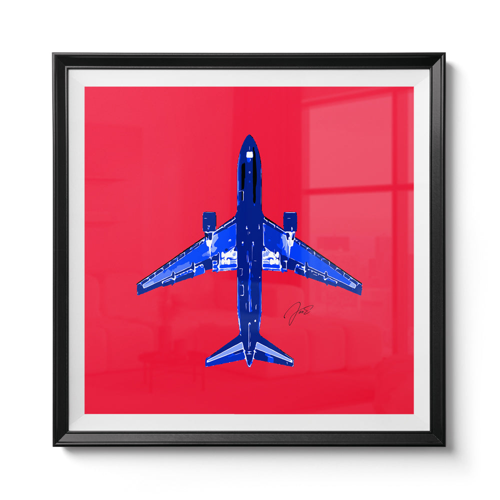 Plane Red