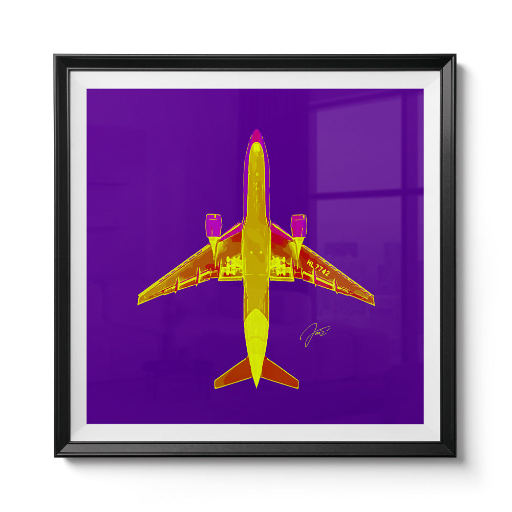 Plane Purple