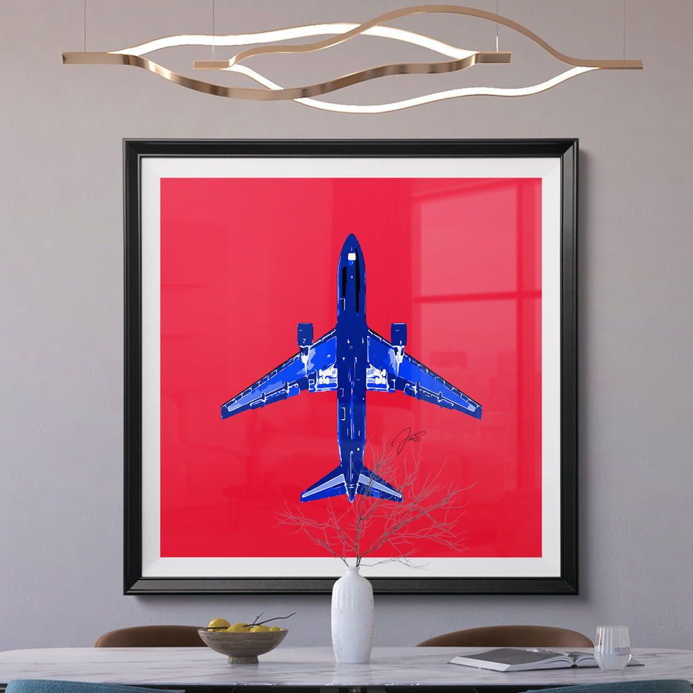 Plane Red