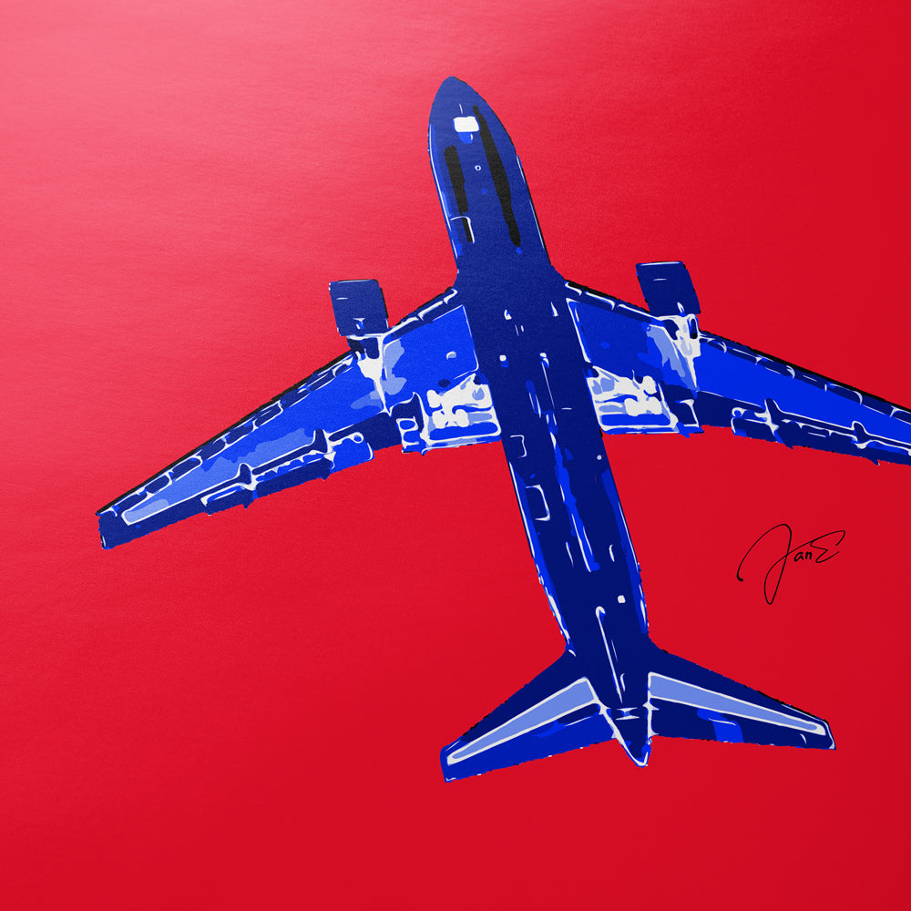 Plane Red