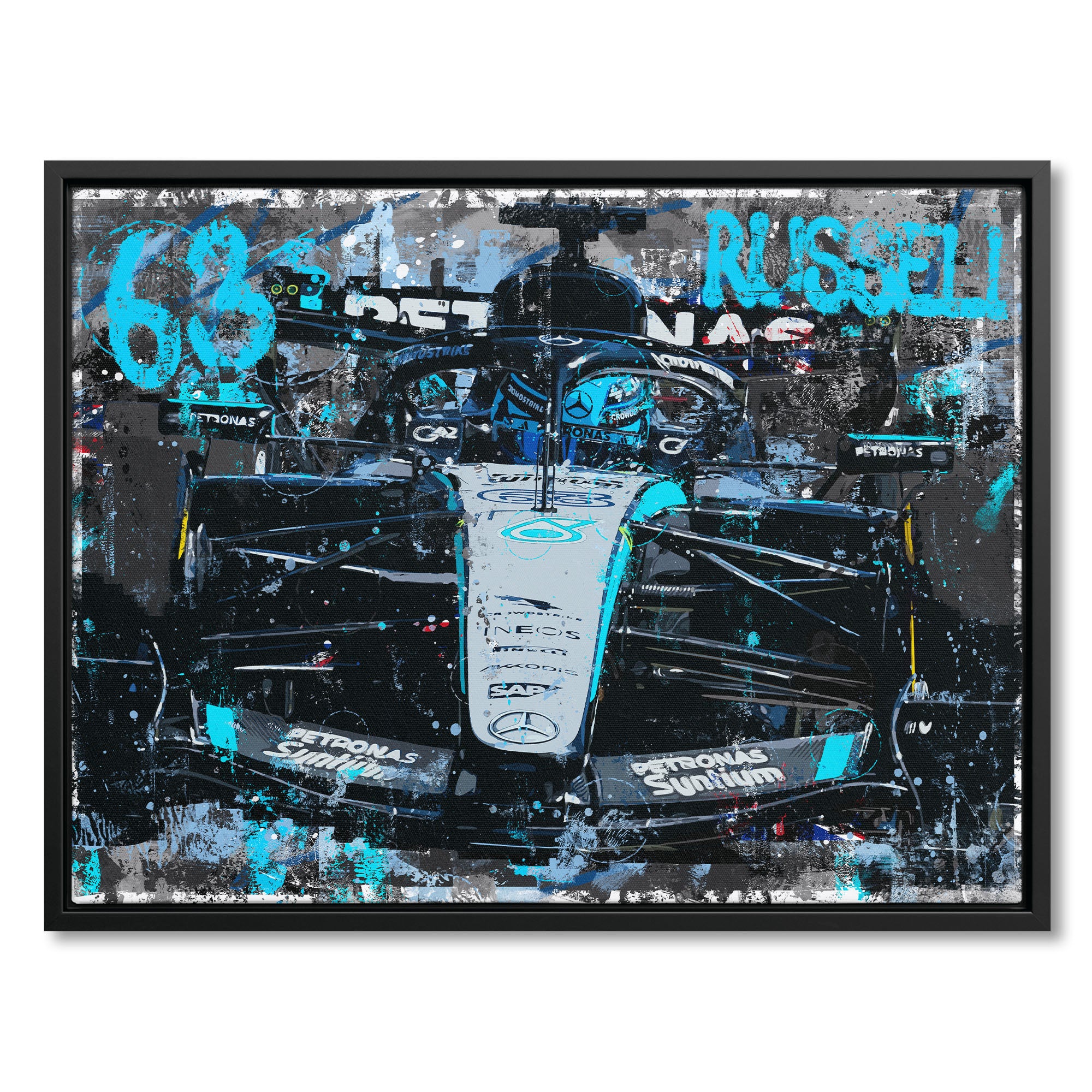 George Russell '2026' Graffiti