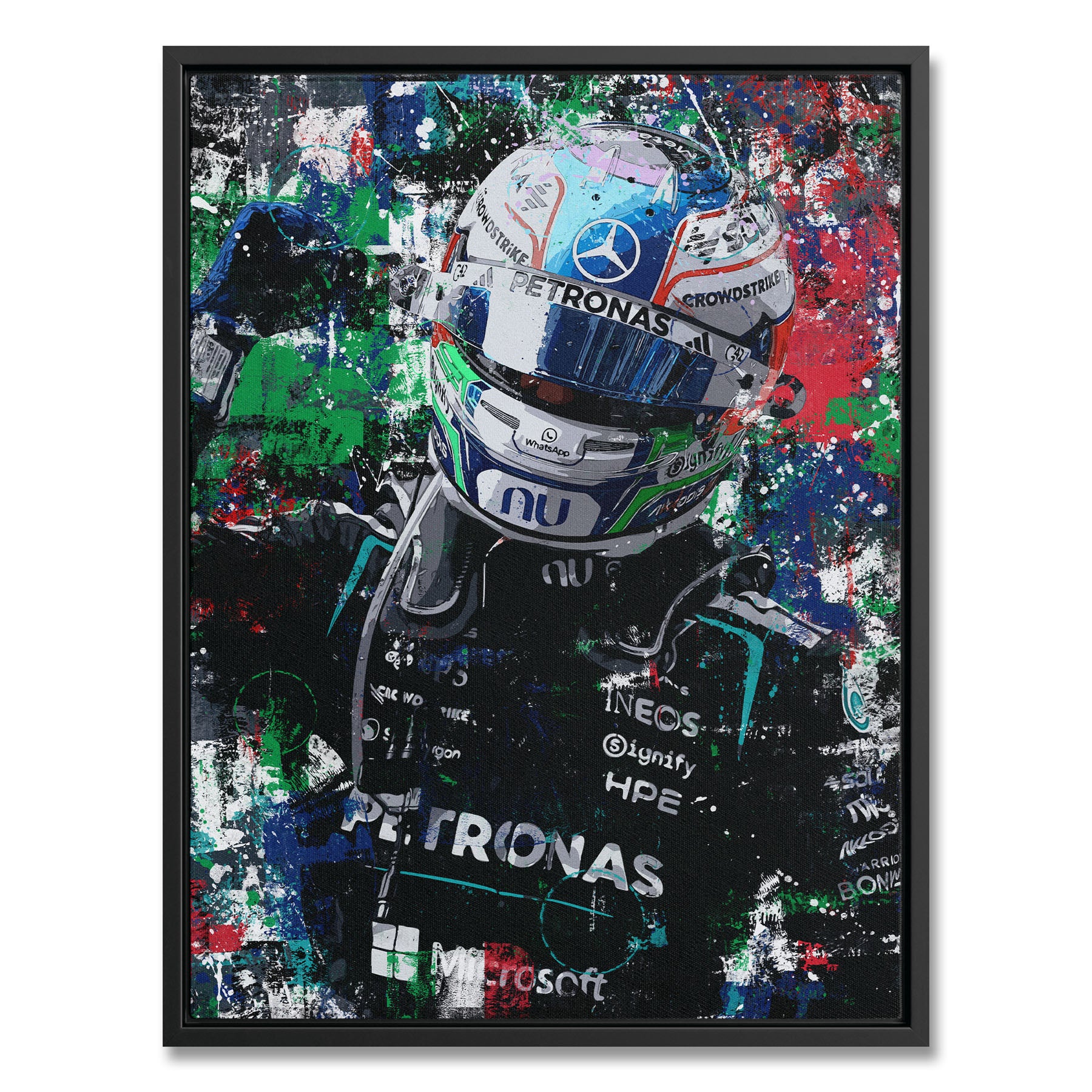 Splat Portraits: Art by Samuel Becker | Sixty Iconic