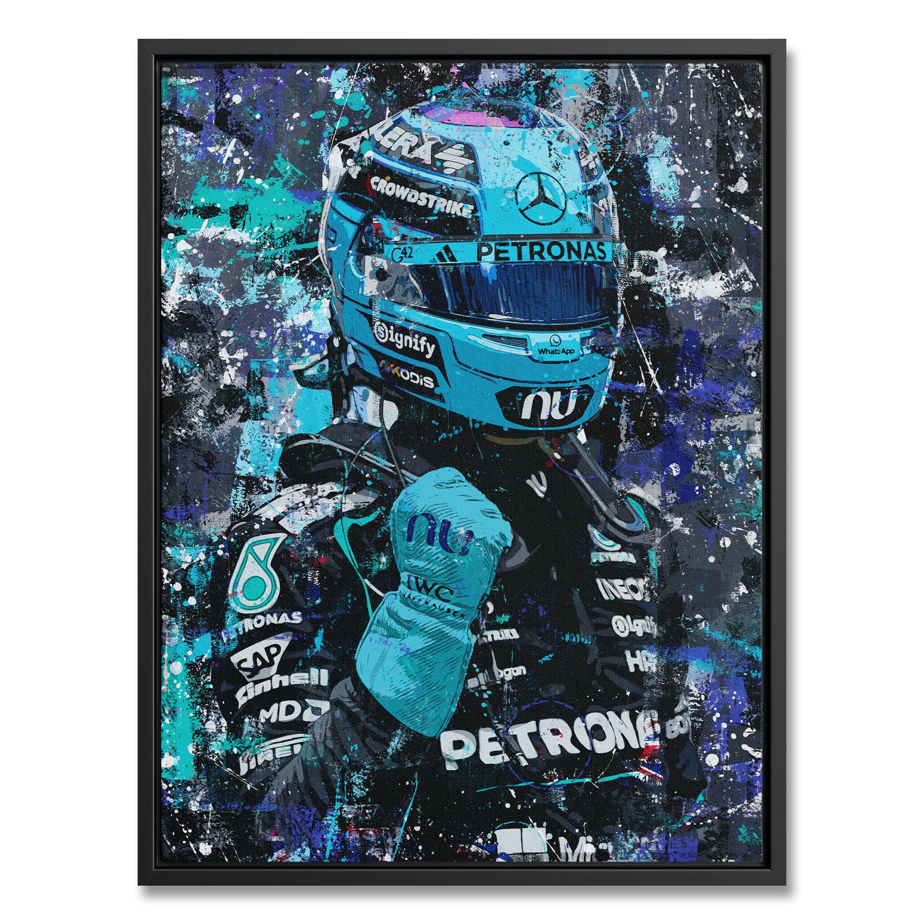 Splat Portraits: Art by Samuel Becker | Sixty Iconic