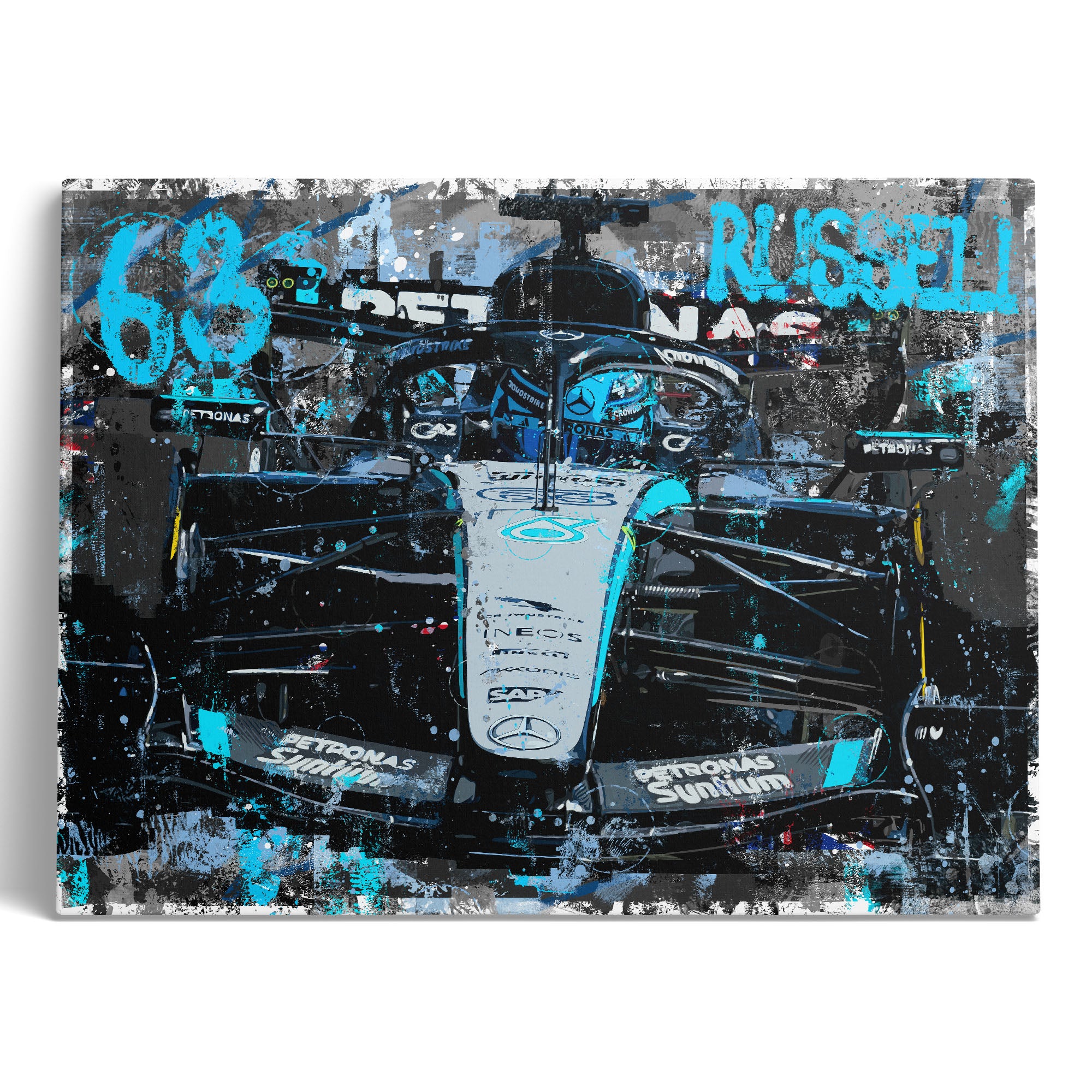 George Russell '2026' Graffiti