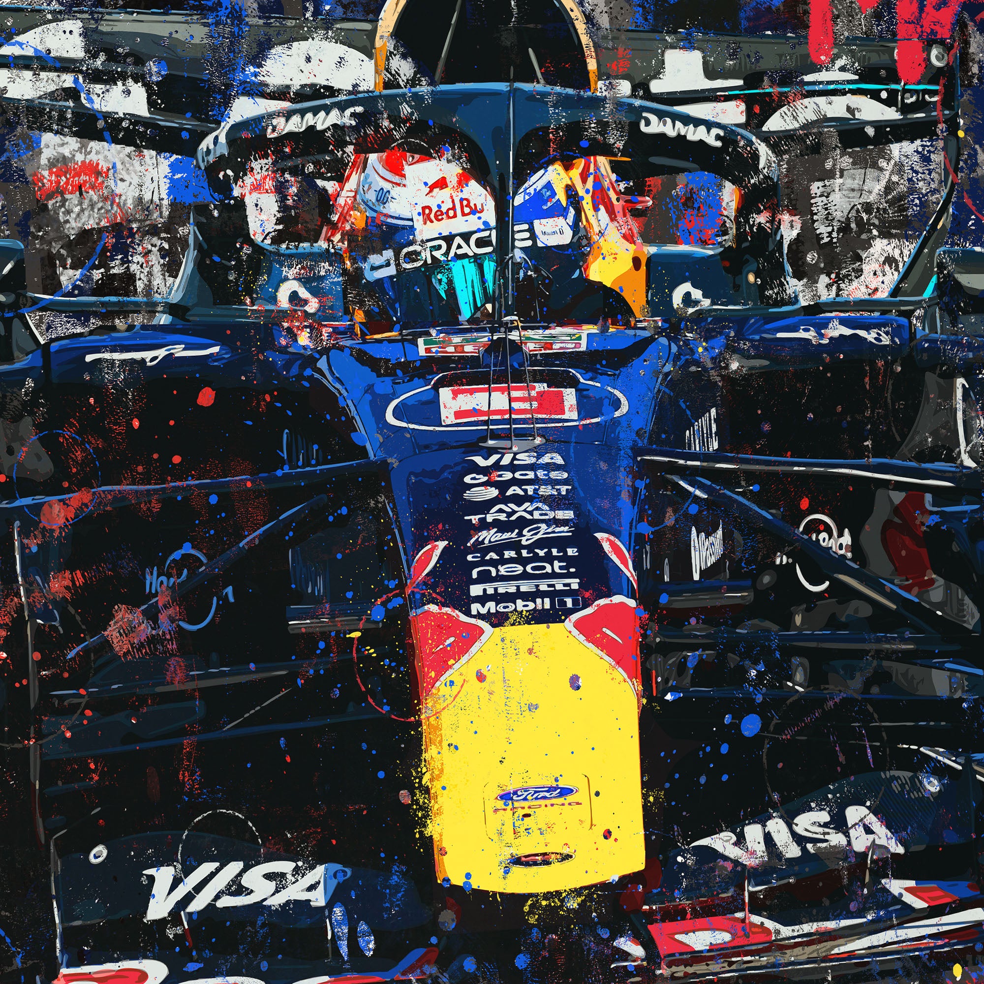 Max Verstappen '2026' Graffiti