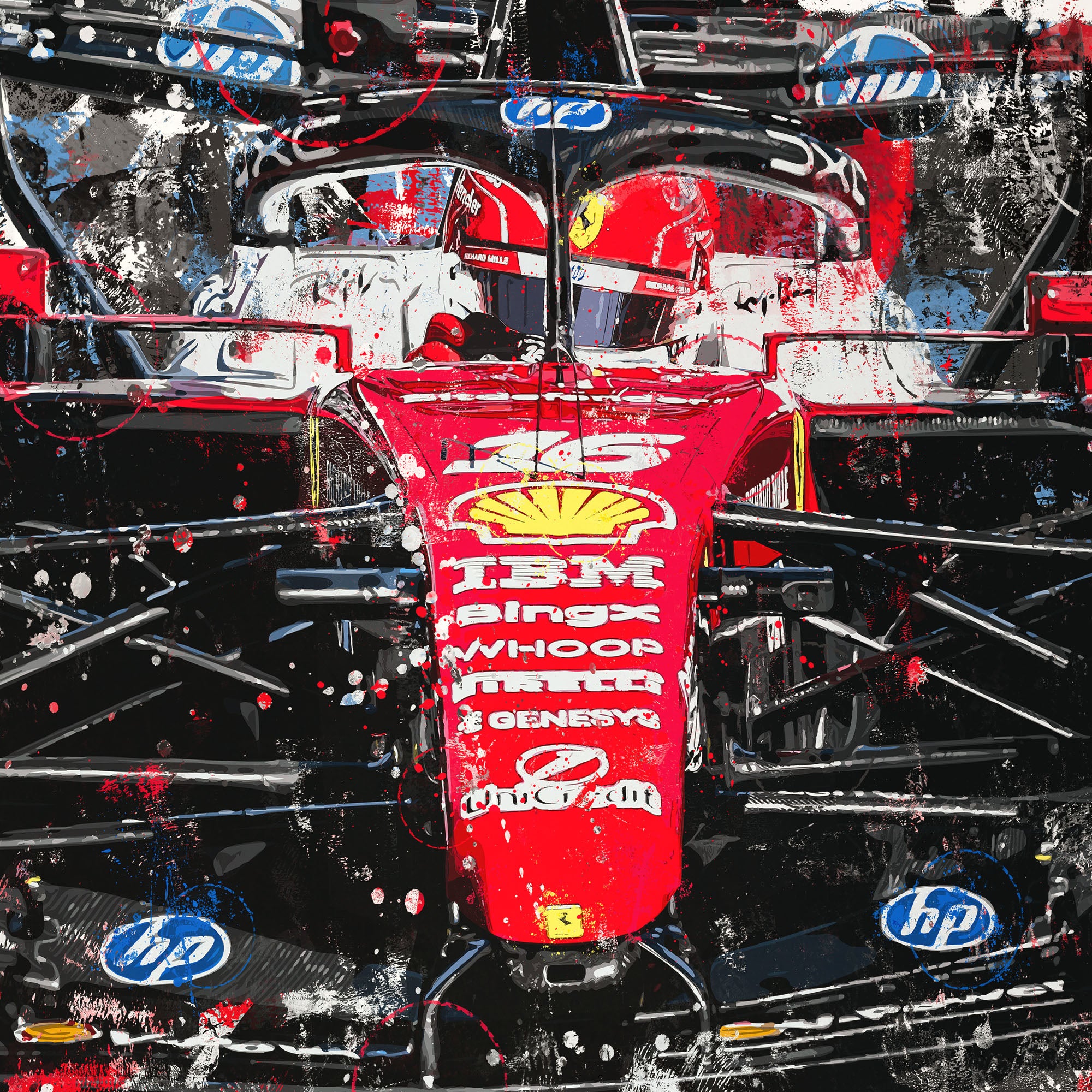 Charles Leclerc '2026' Graffiti