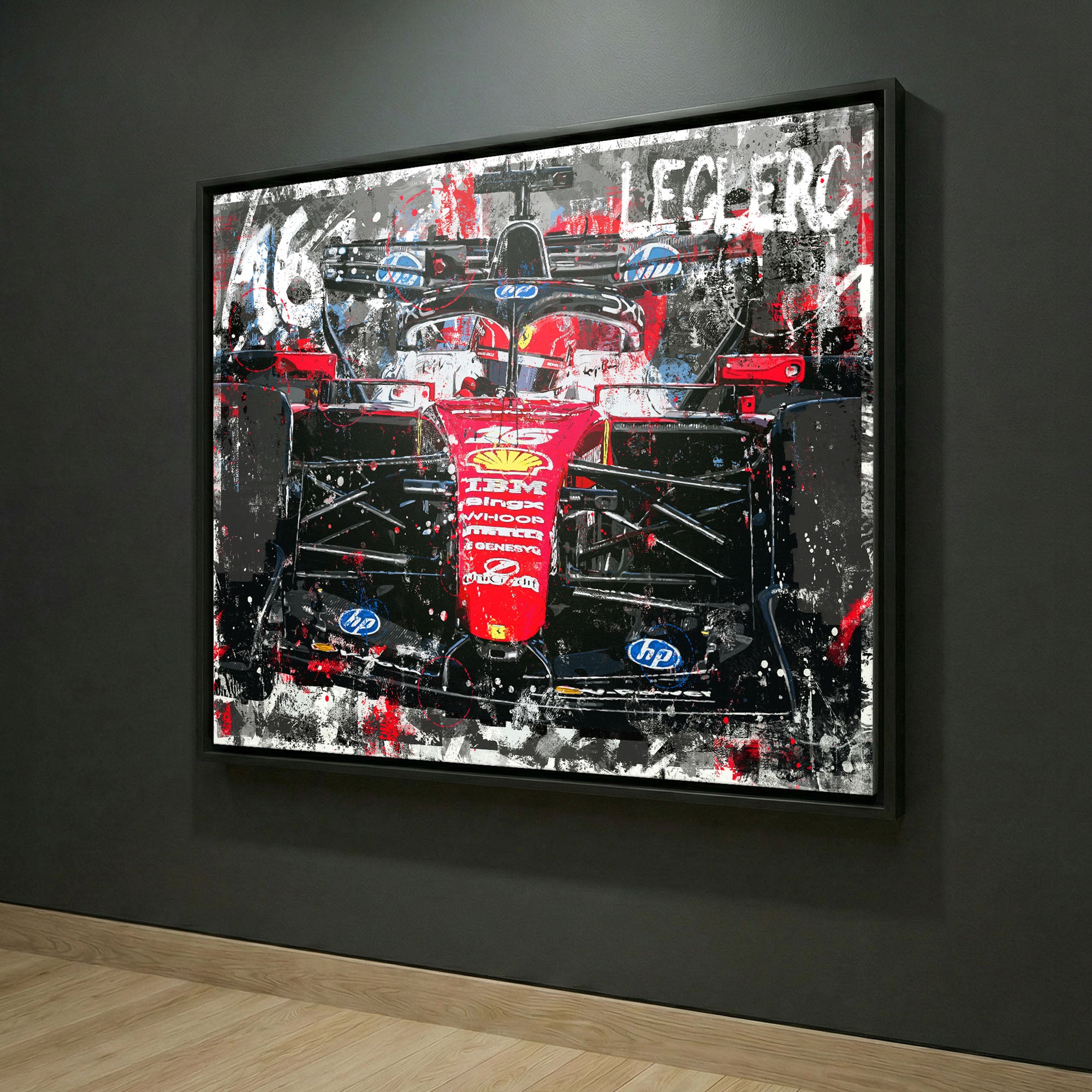 Charles Leclerc '2026' Graffiti