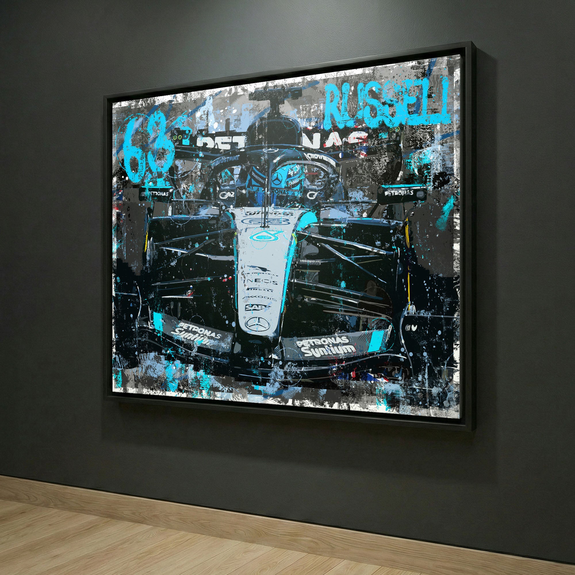 George Russell '2026' Graffiti