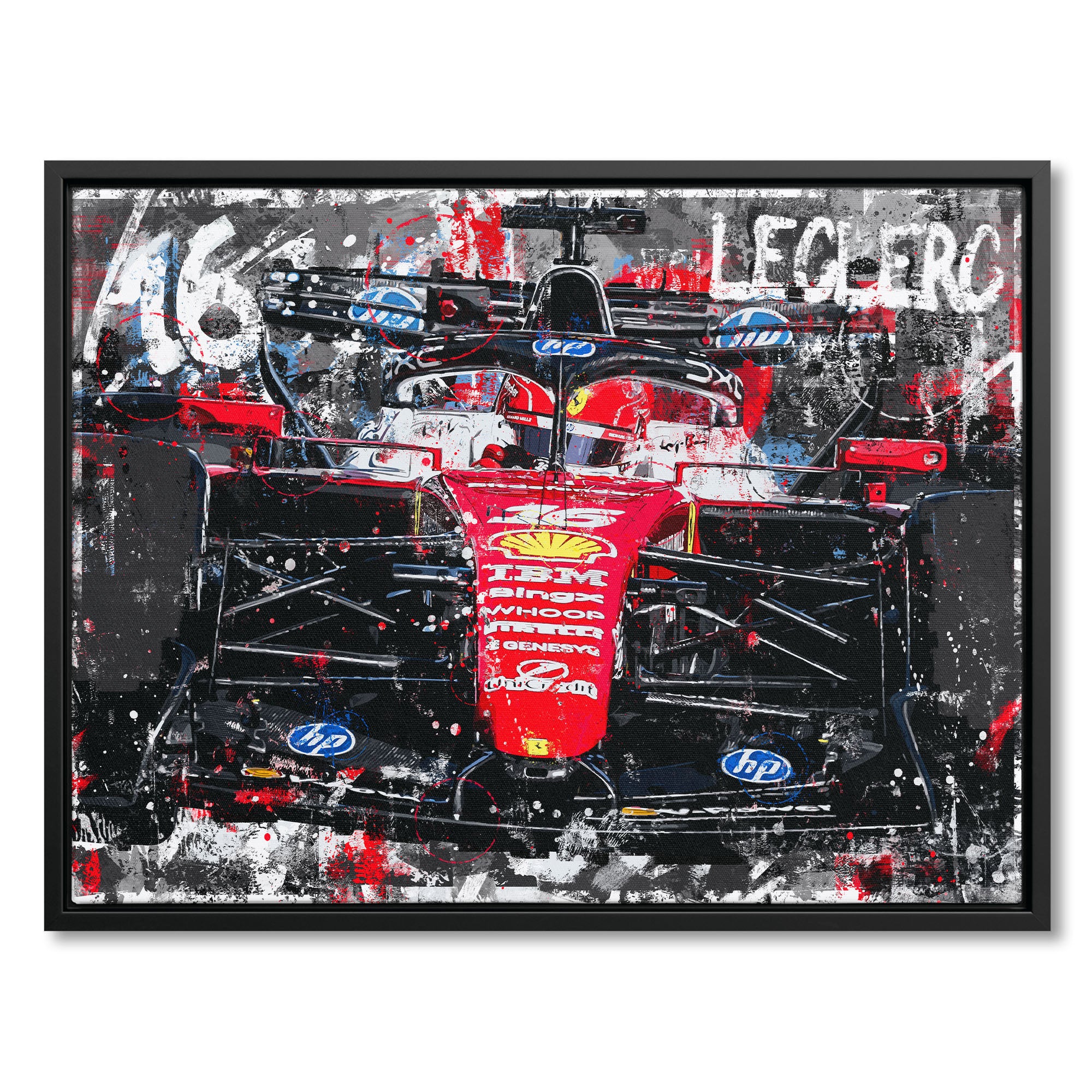 Charles Leclerc '2026' Graffiti