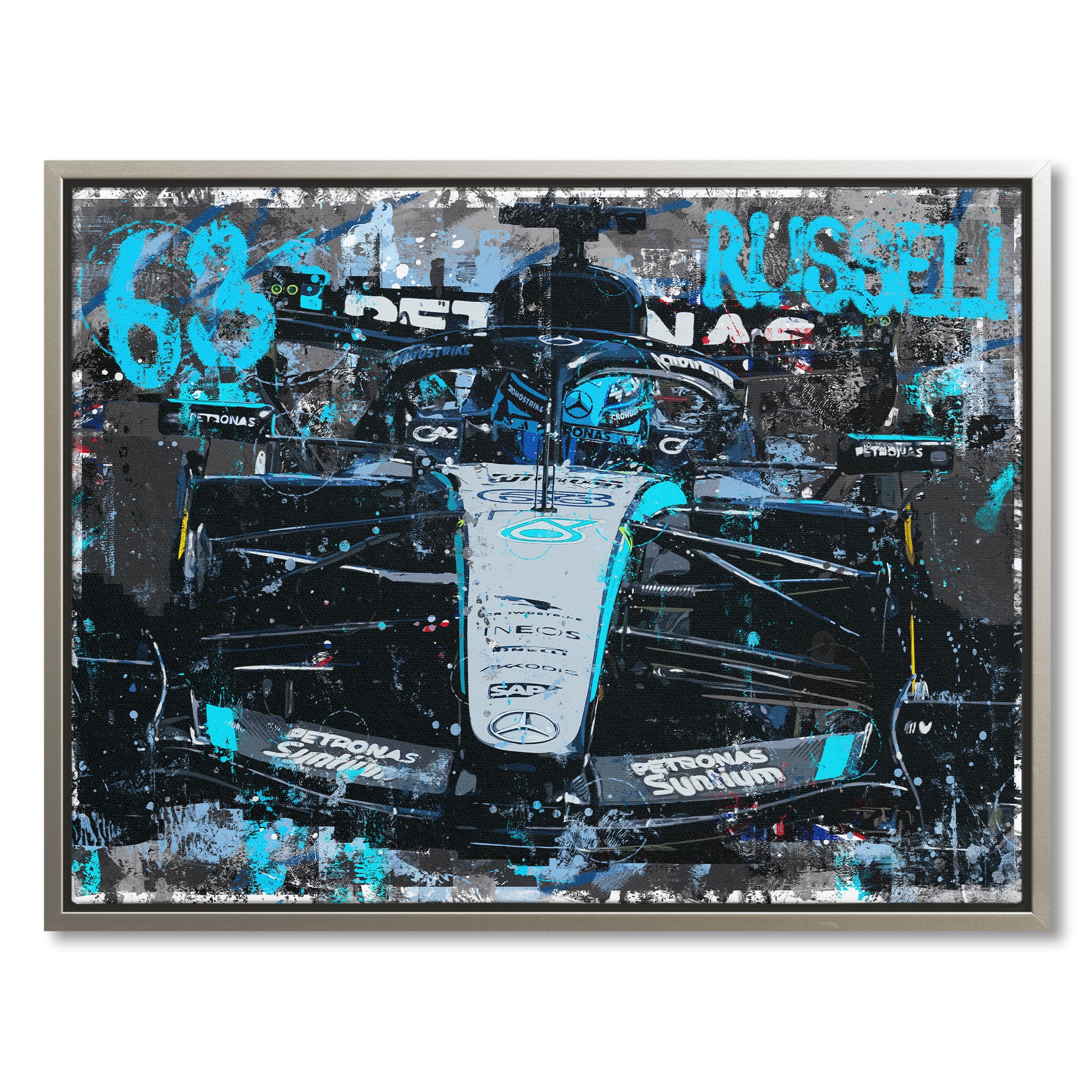 George Russell '2026' Graffiti