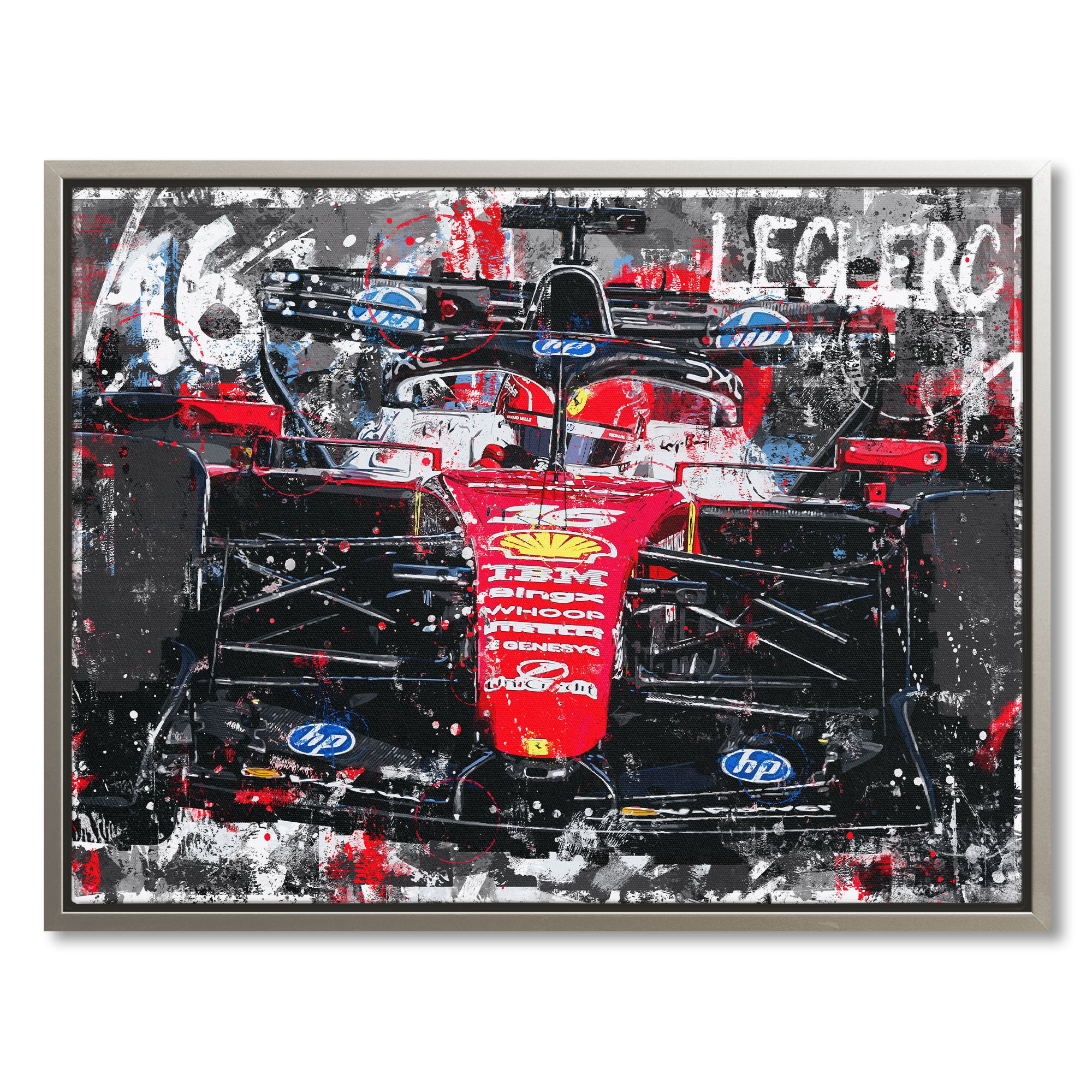 Charles Leclerc '2026' Graffiti