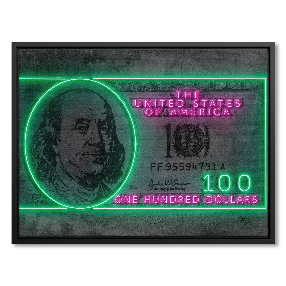 Benjamin Dollar ‘Neon’