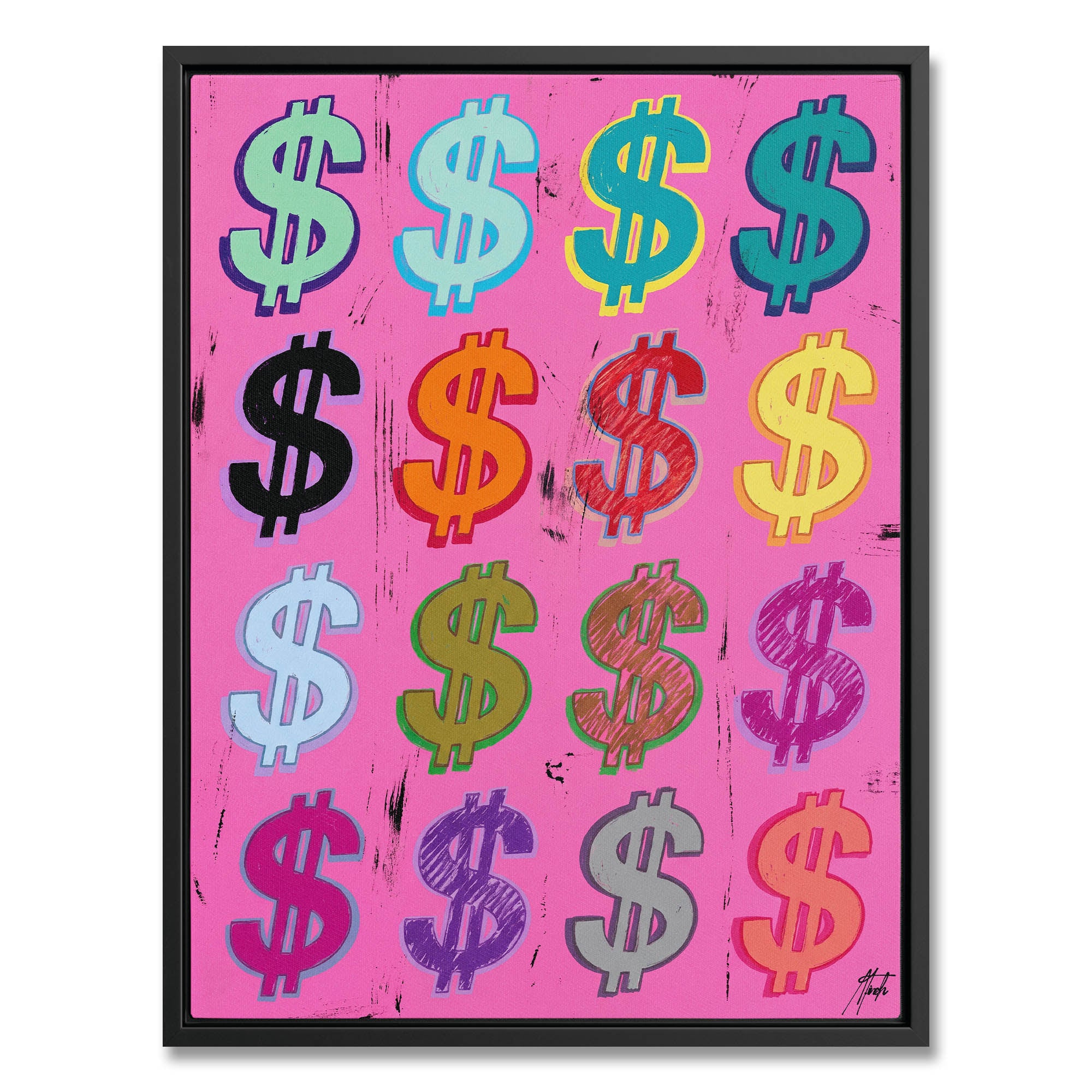 Dollar Signs — Pink