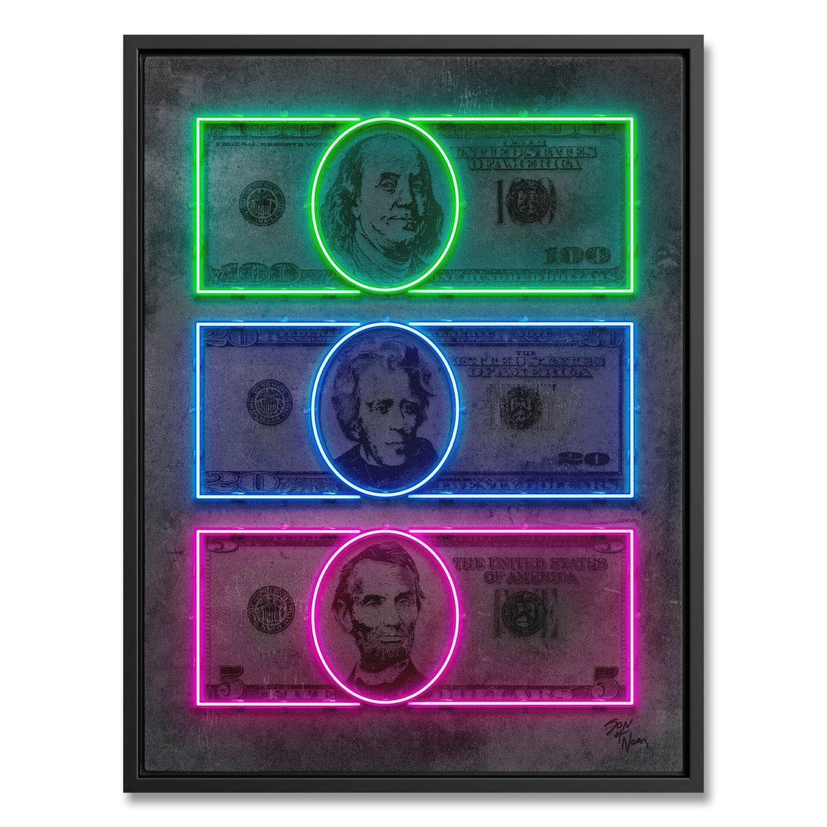 Dollar Bills ‘Neon’