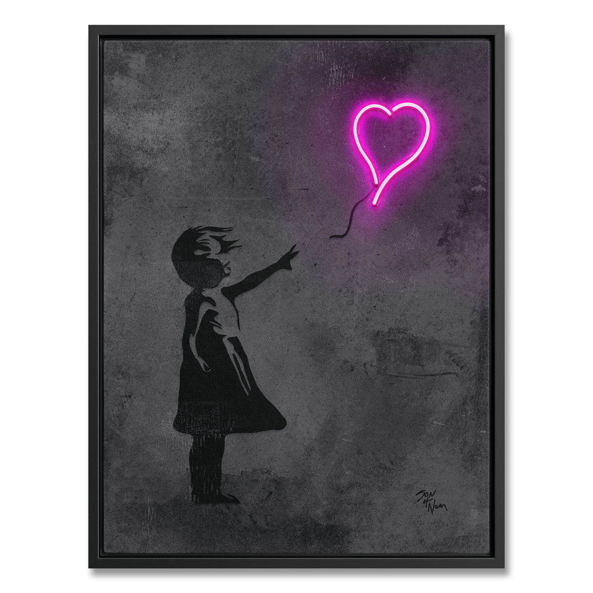 Banksy Balloon ‘Neon’