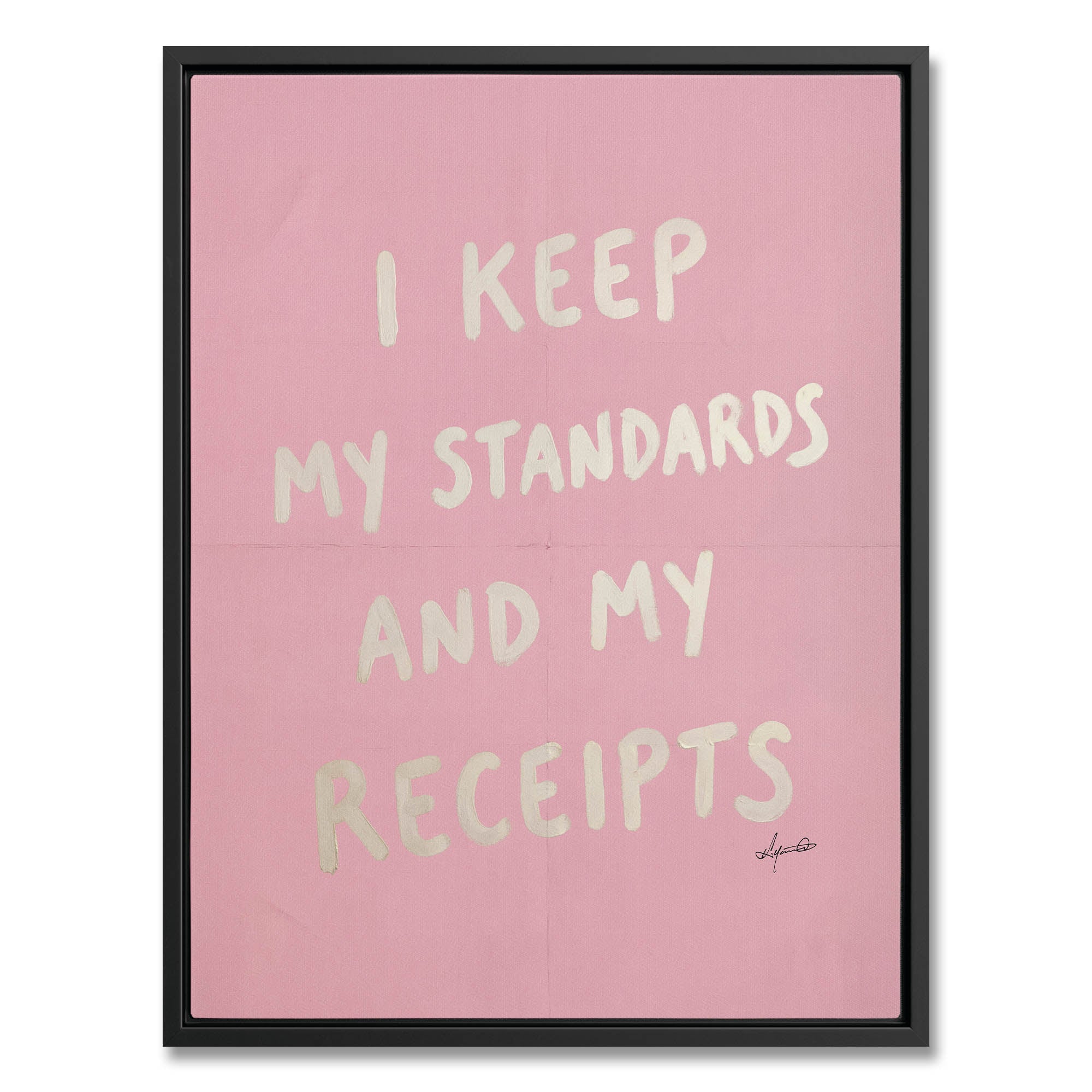 Standards and Receipts