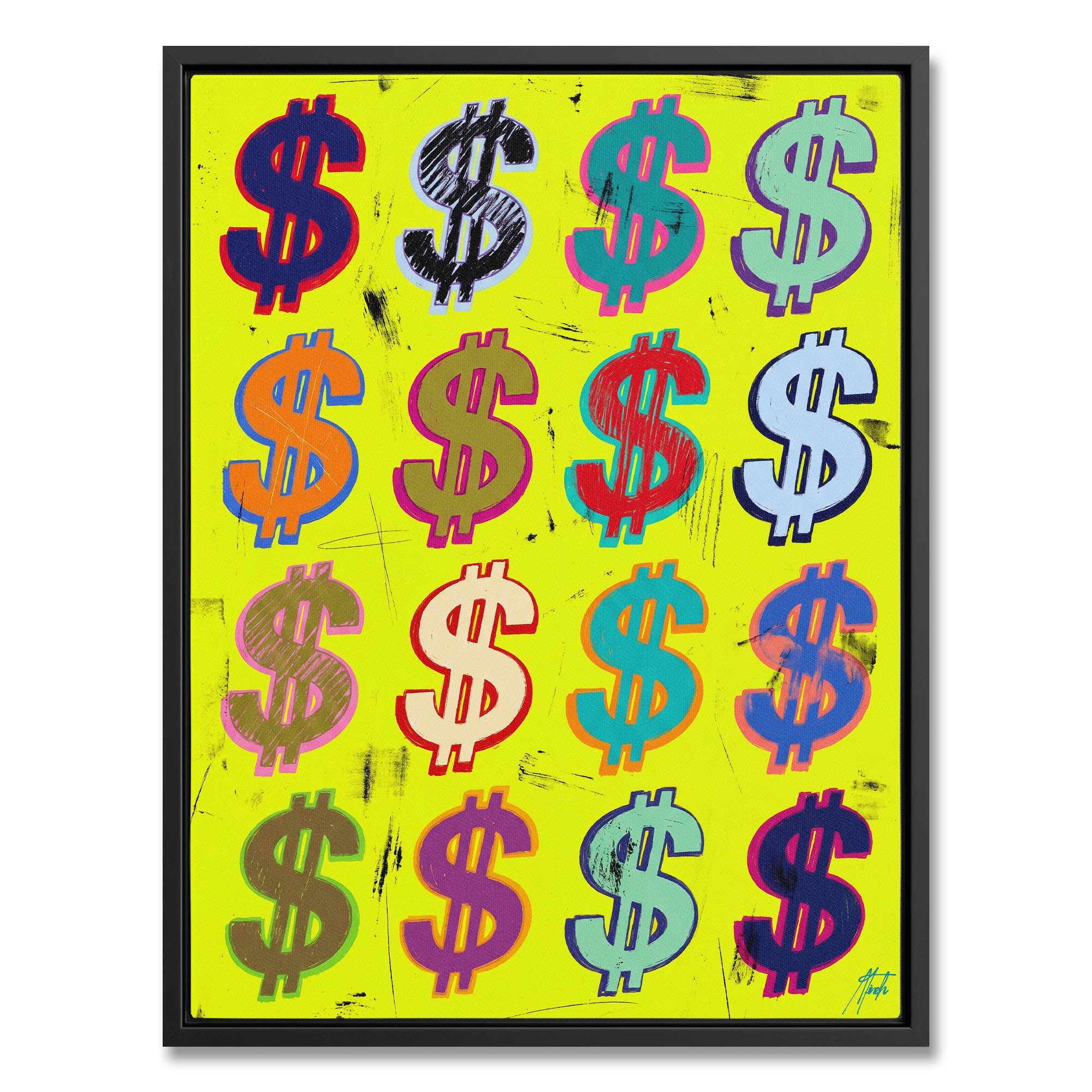 Dollar Signs — Yellow