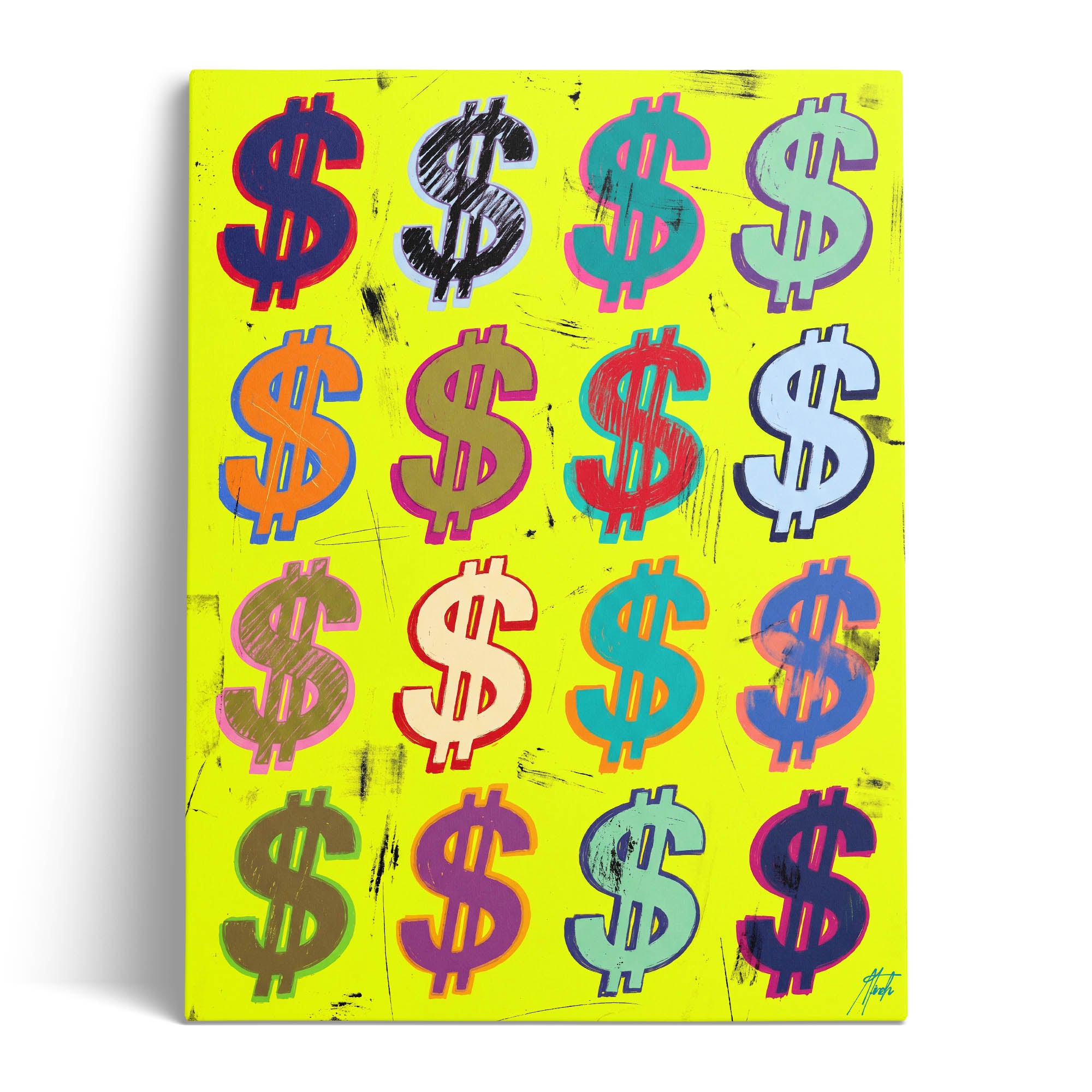 Dollar Signs — Yellow
