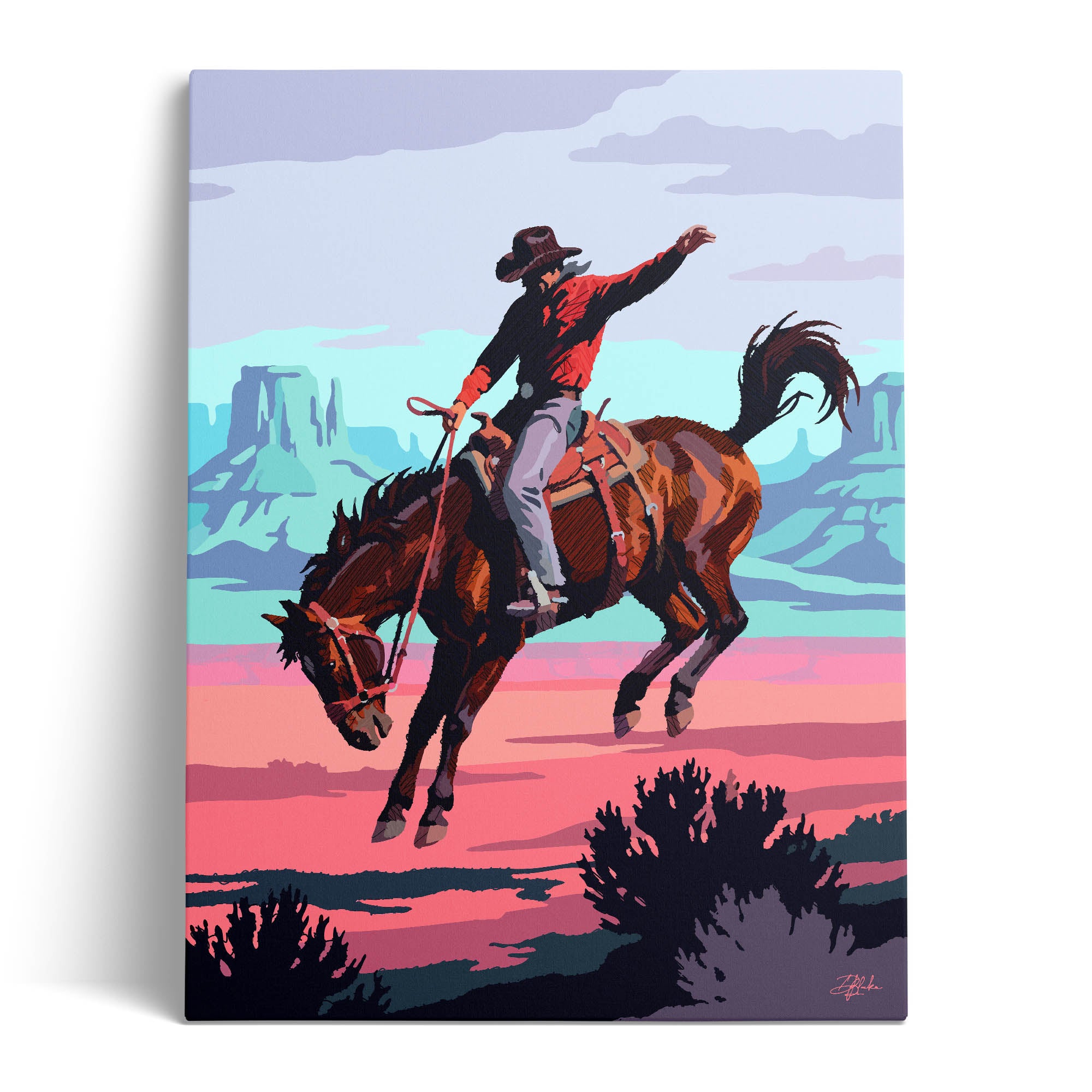 Rodeo in Red