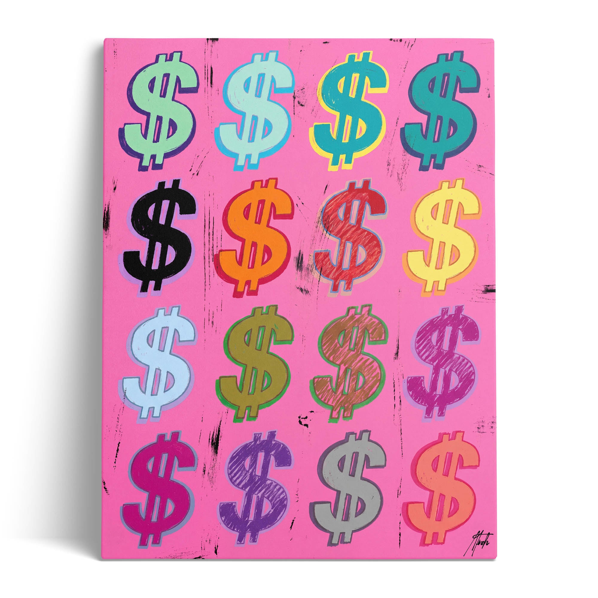 Dollar Signs — Pink