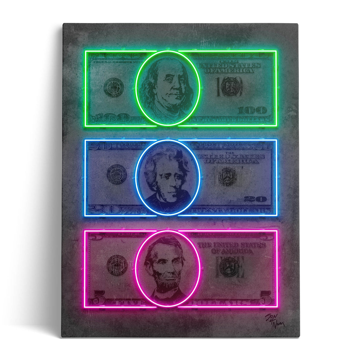 Dollar Bills ‘Neon’