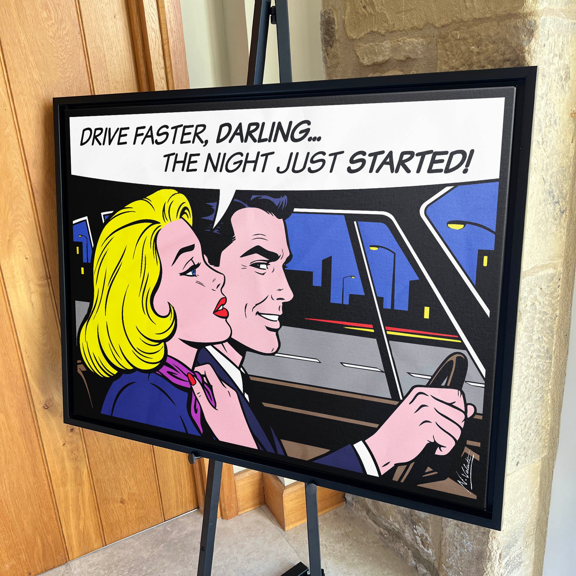 Driver faster, darling