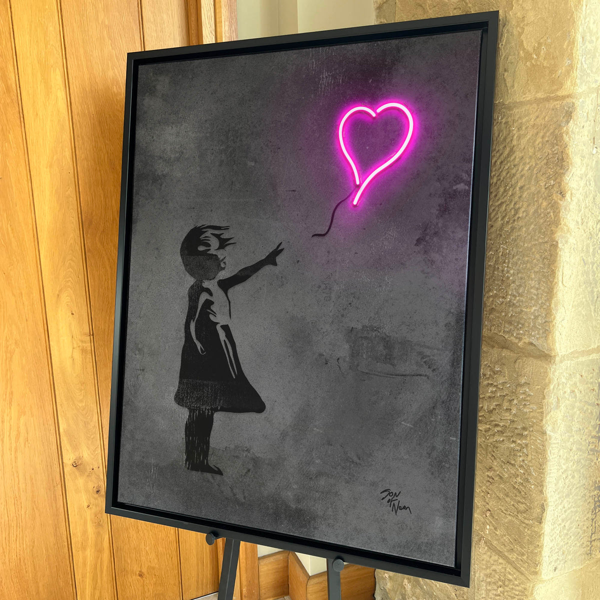 Banksy Balloon ‘Neon’