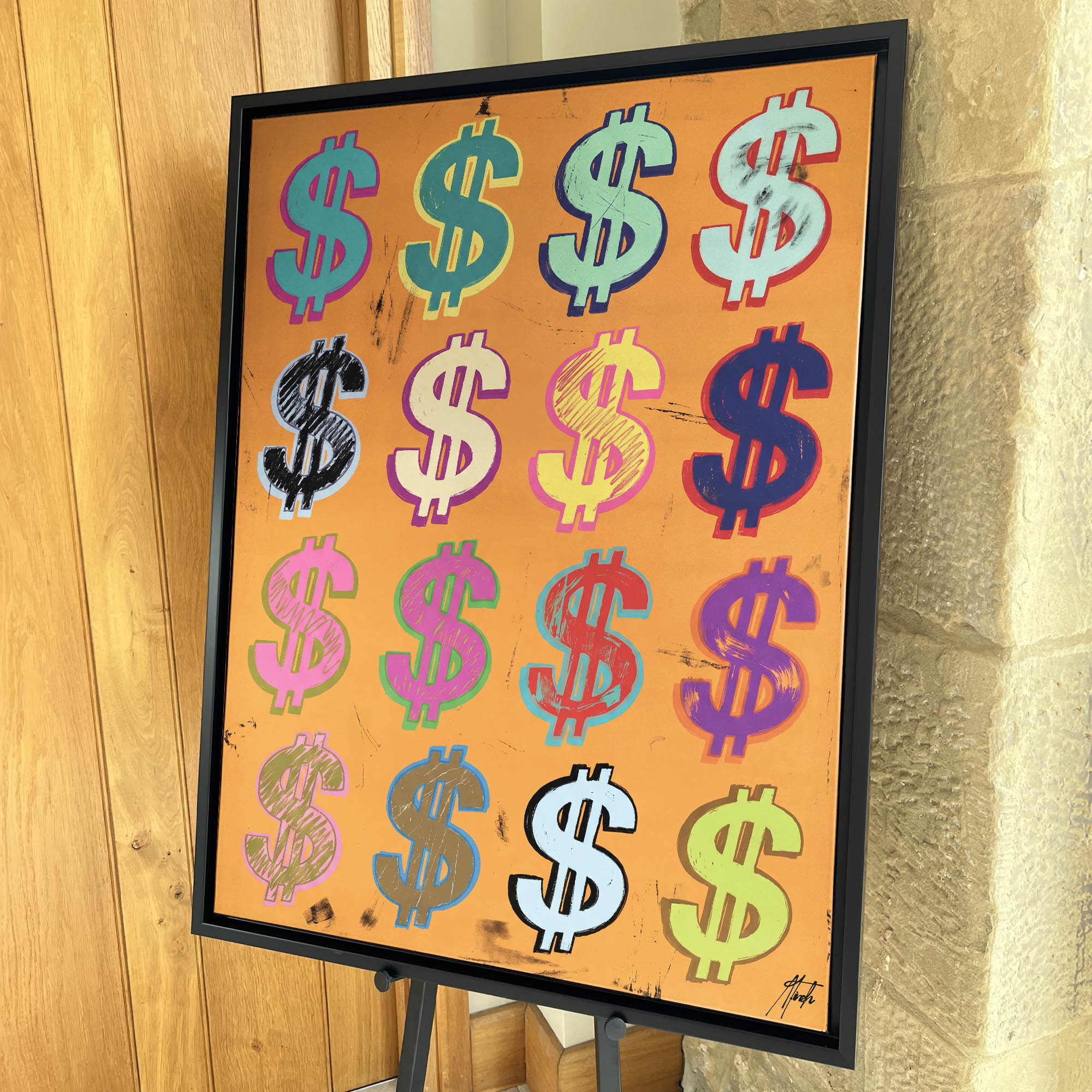 Dollar Signs — Orange