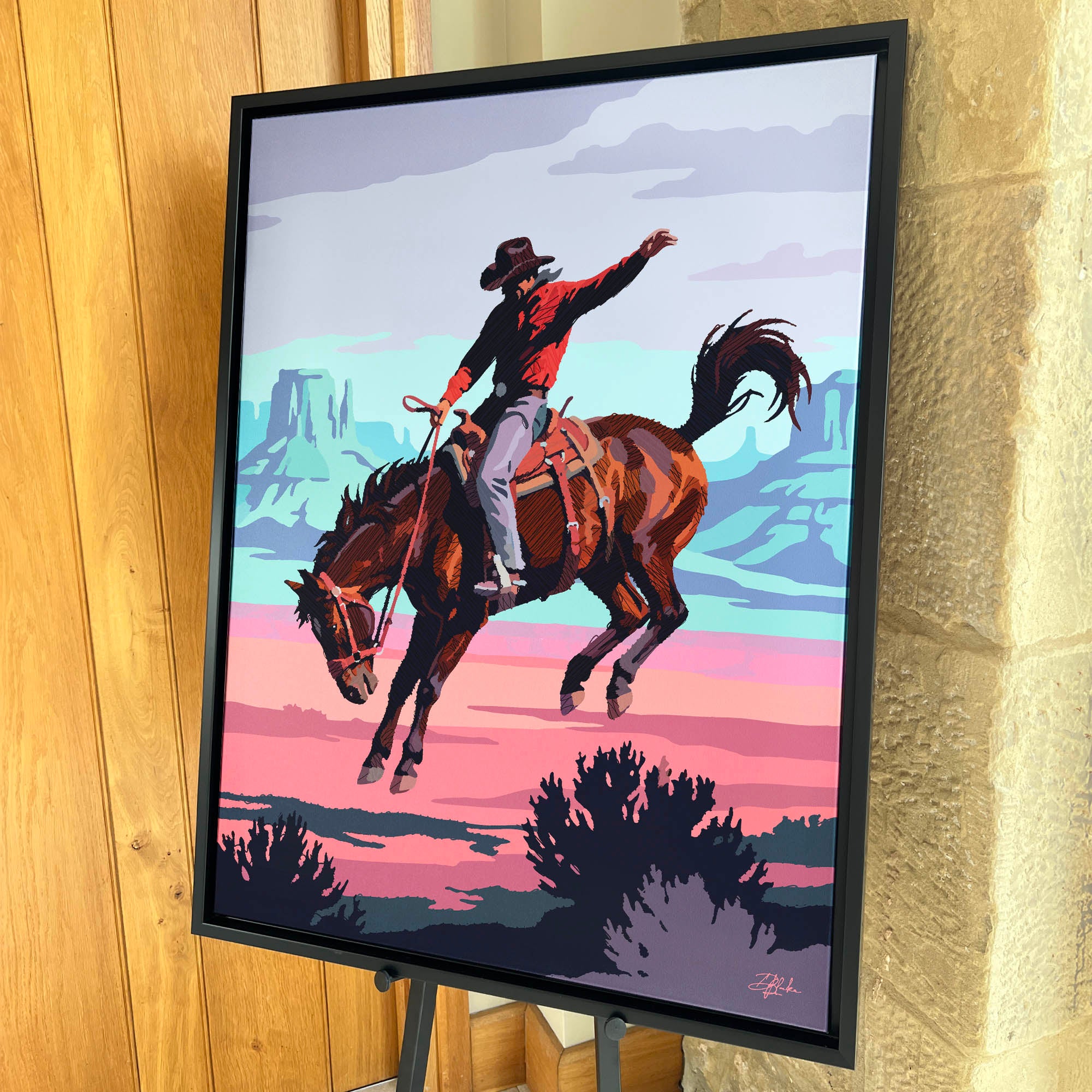 Rodeo in Red