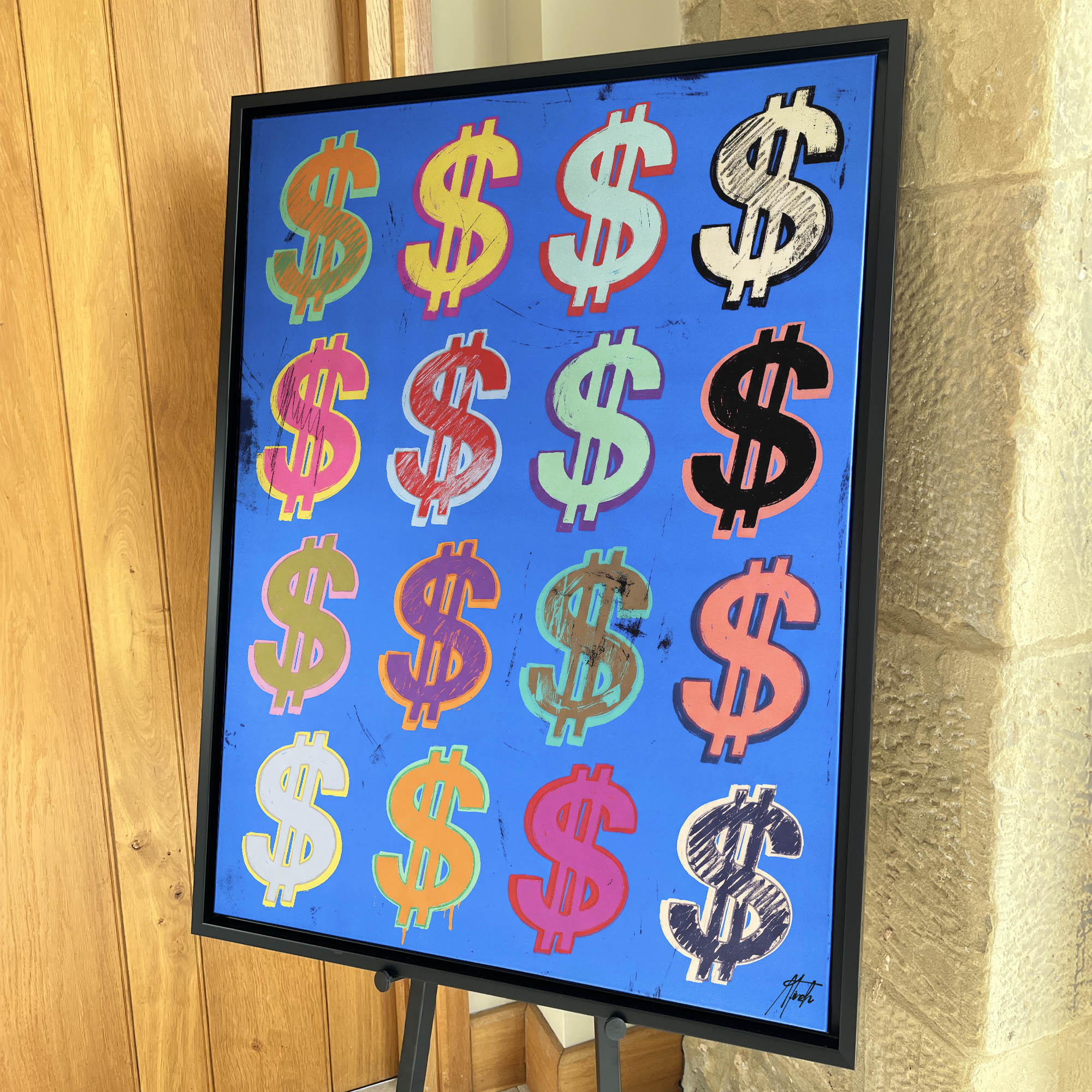 Dollar Signs — Blue