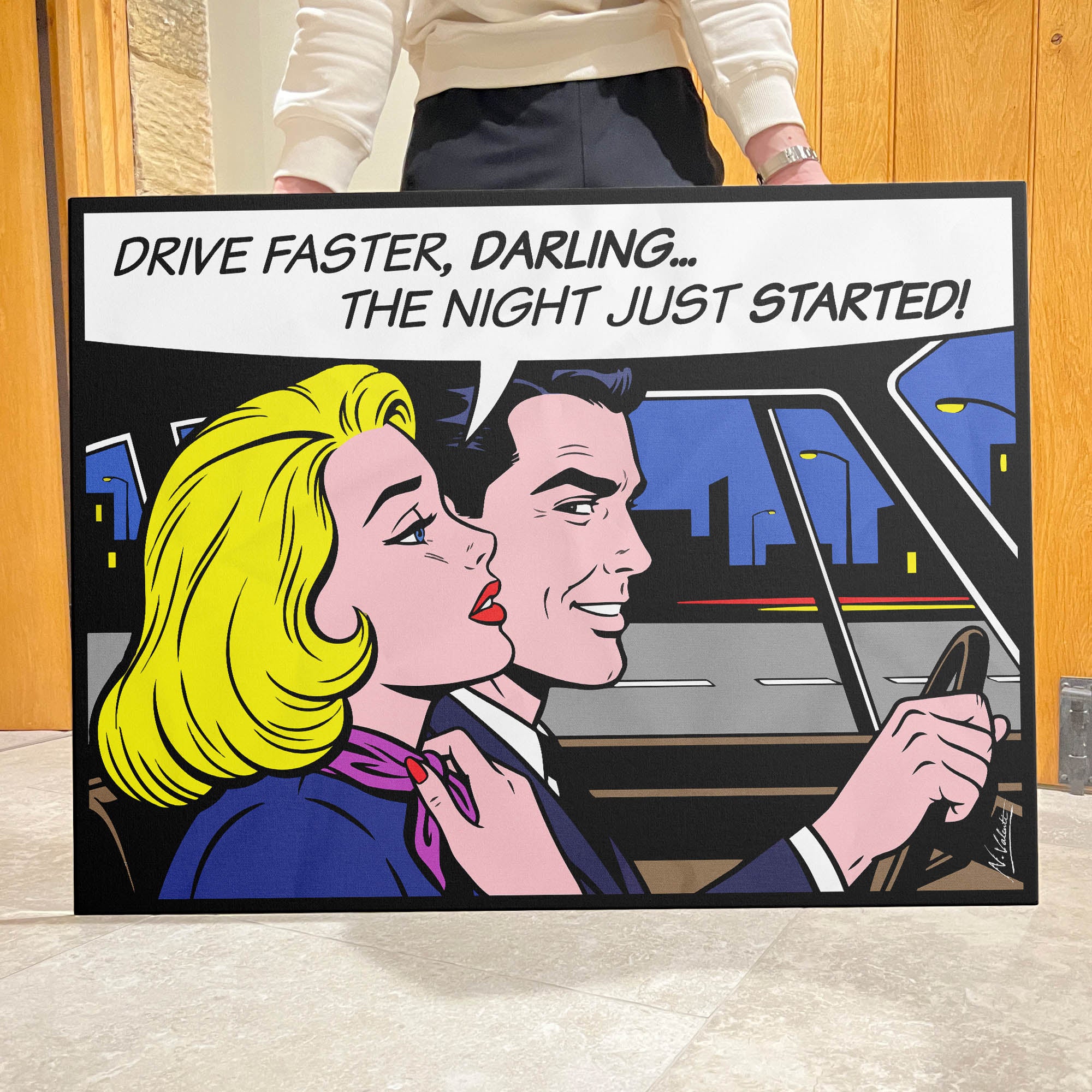 Driver faster, darling