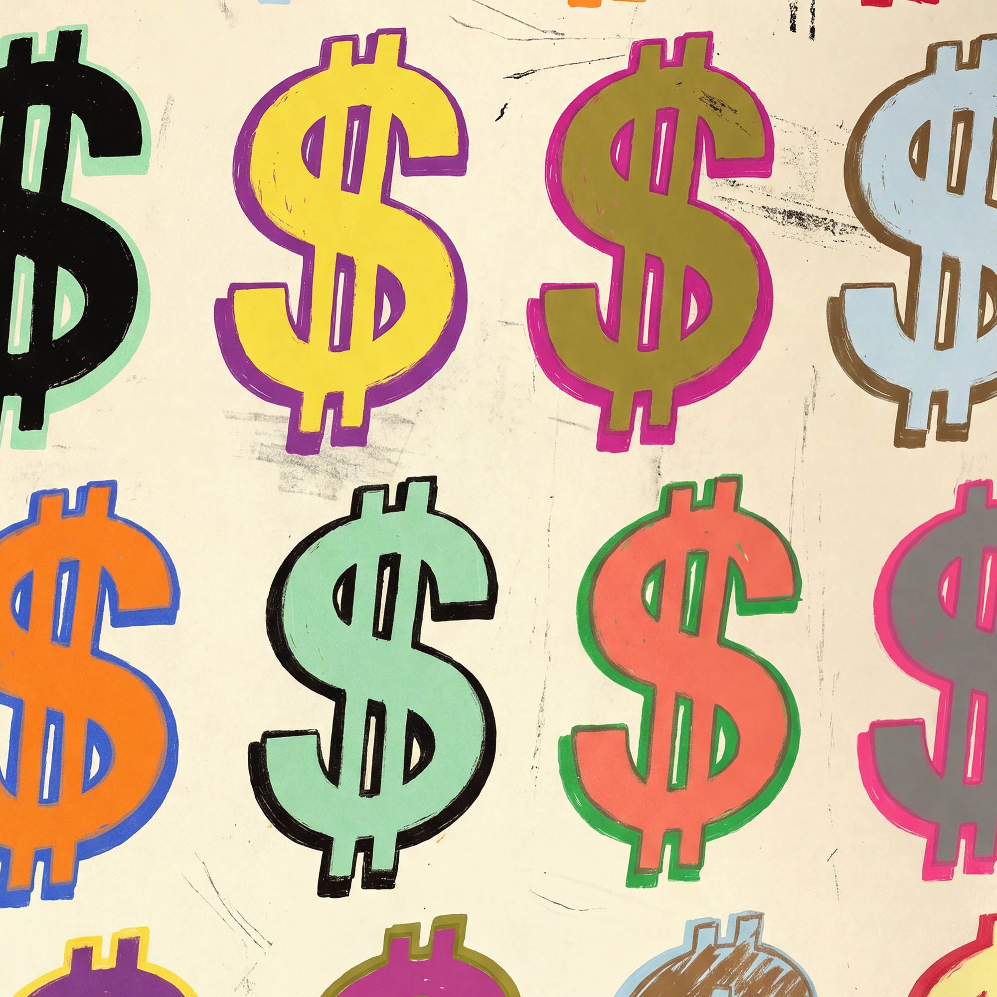 Dollar Signs — Cream