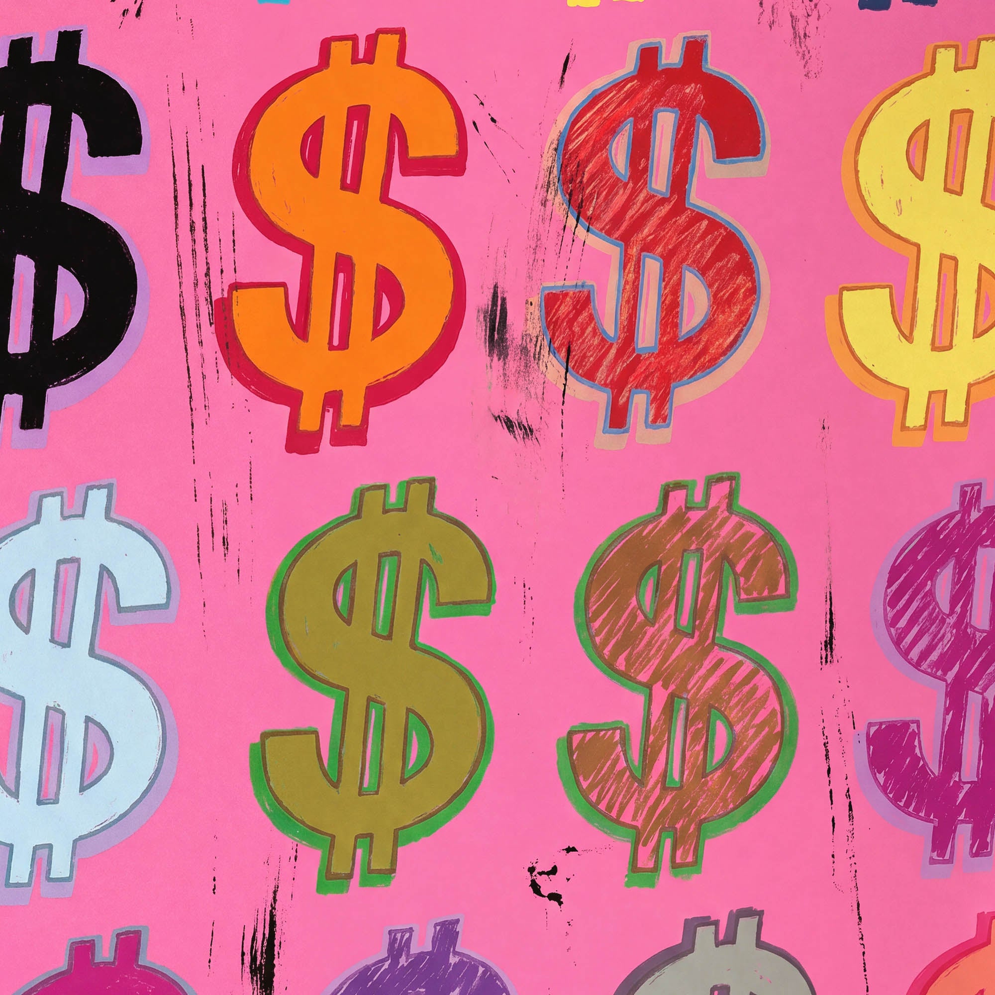 Dollar Signs — Pink