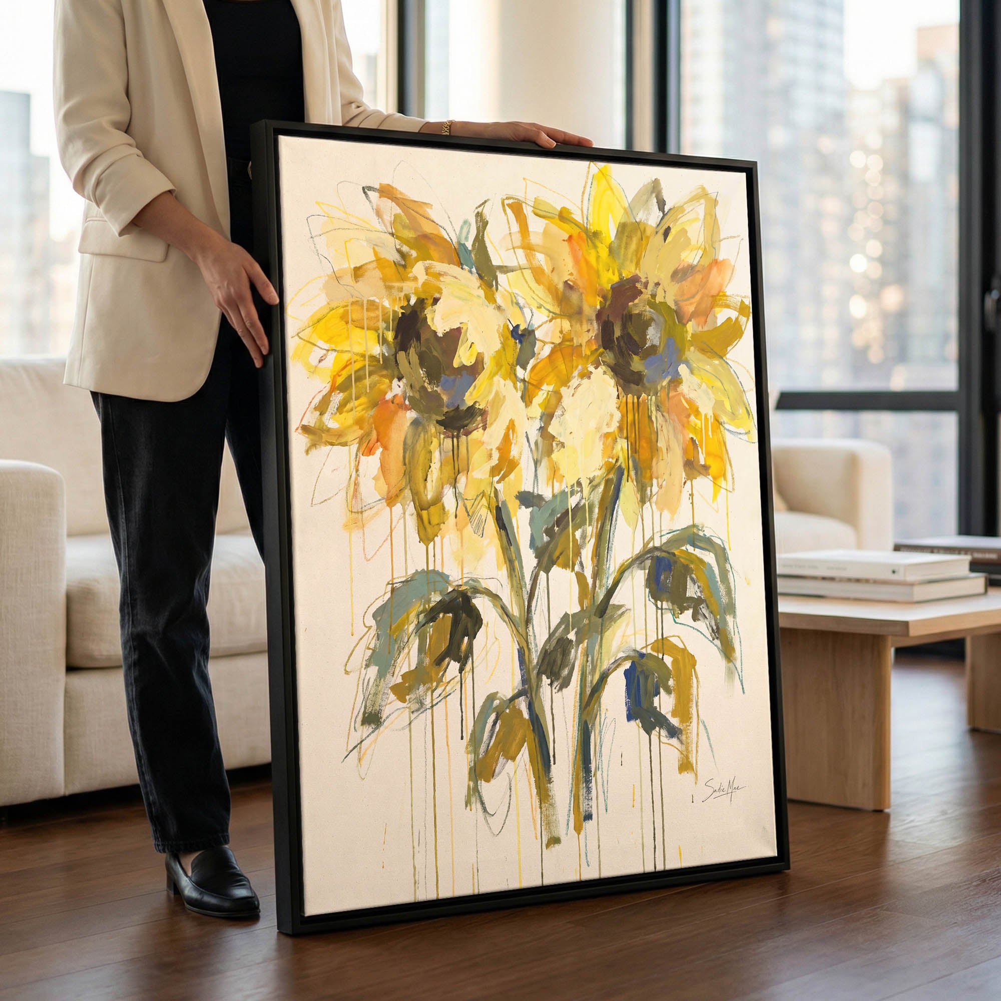 Ochre Sunflowers