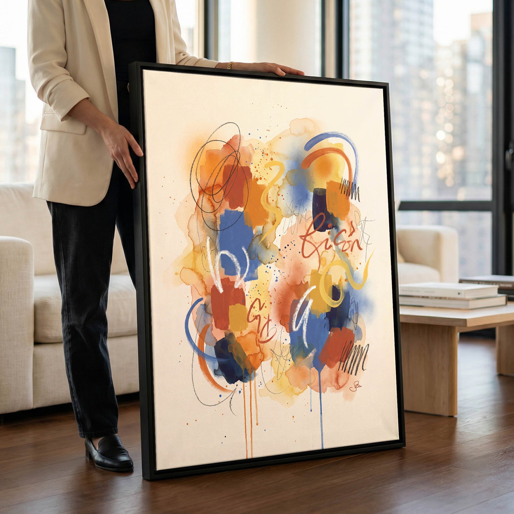 Ochre Rhythm No. 1